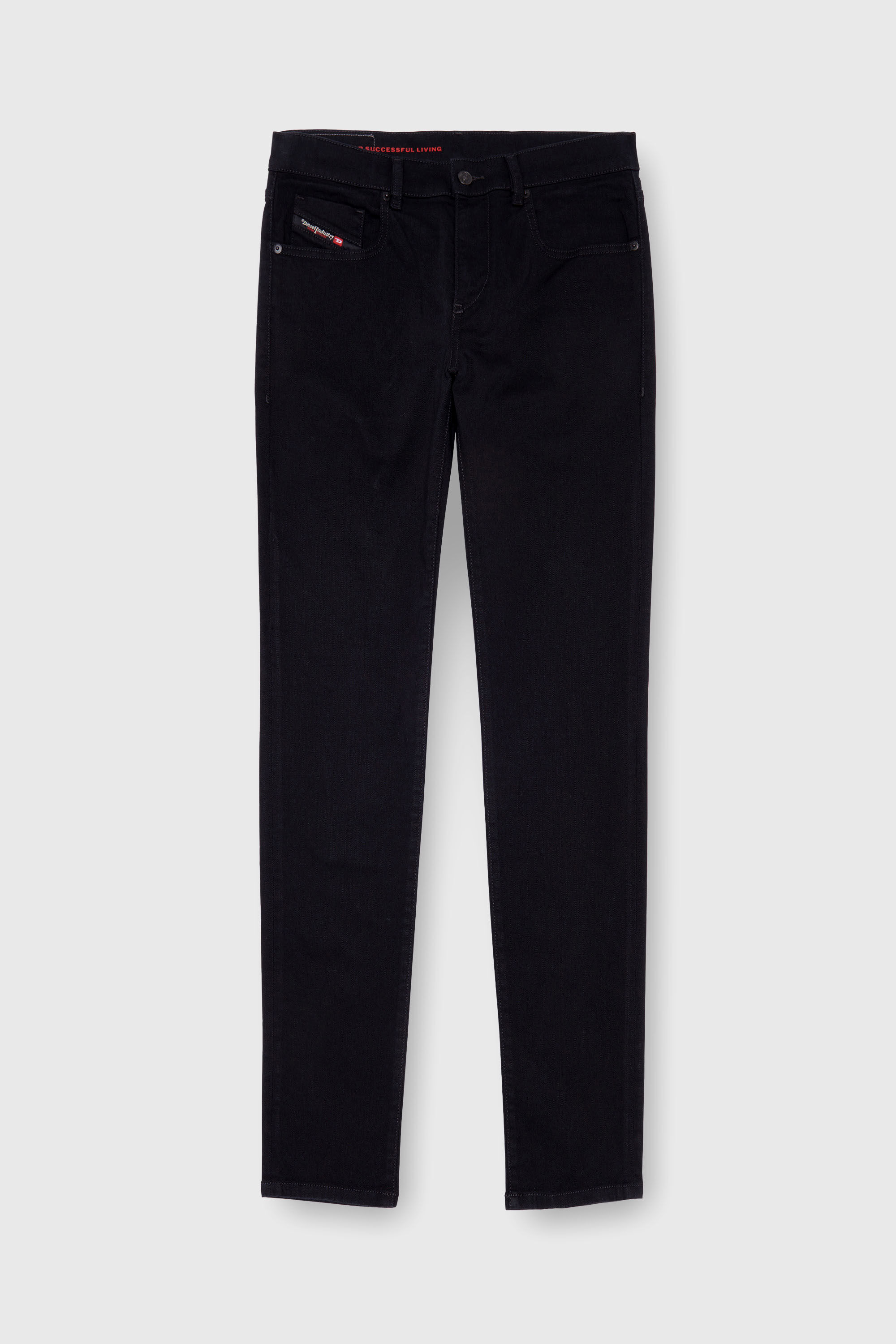 Diesel - Man's Slim Jeans 2019 D-Strukt 069YP, Black/Dark grey - 6