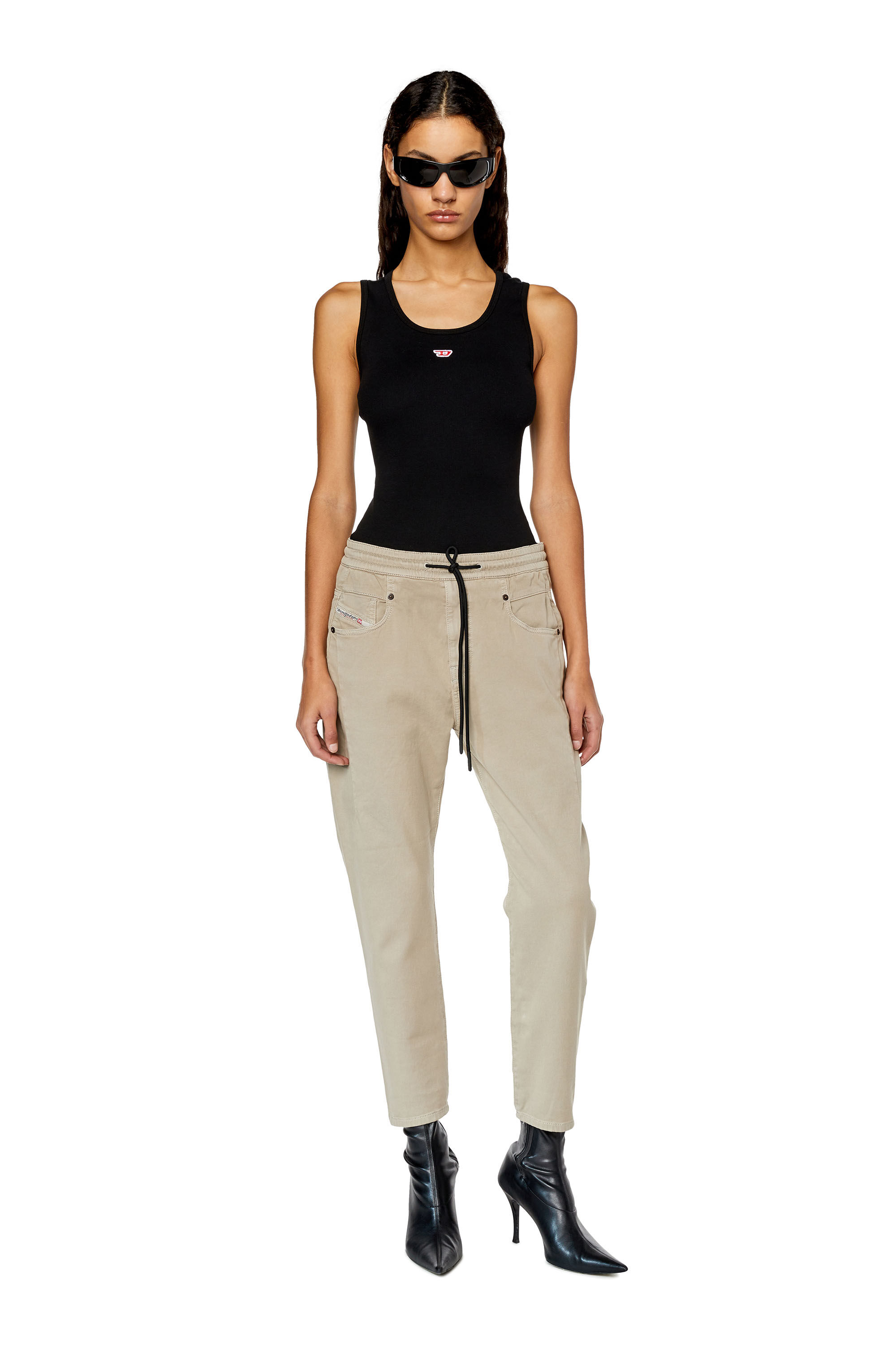 Diesel - Boyfriend Fayza JoggJeans® 068DY, Beige - Image 1