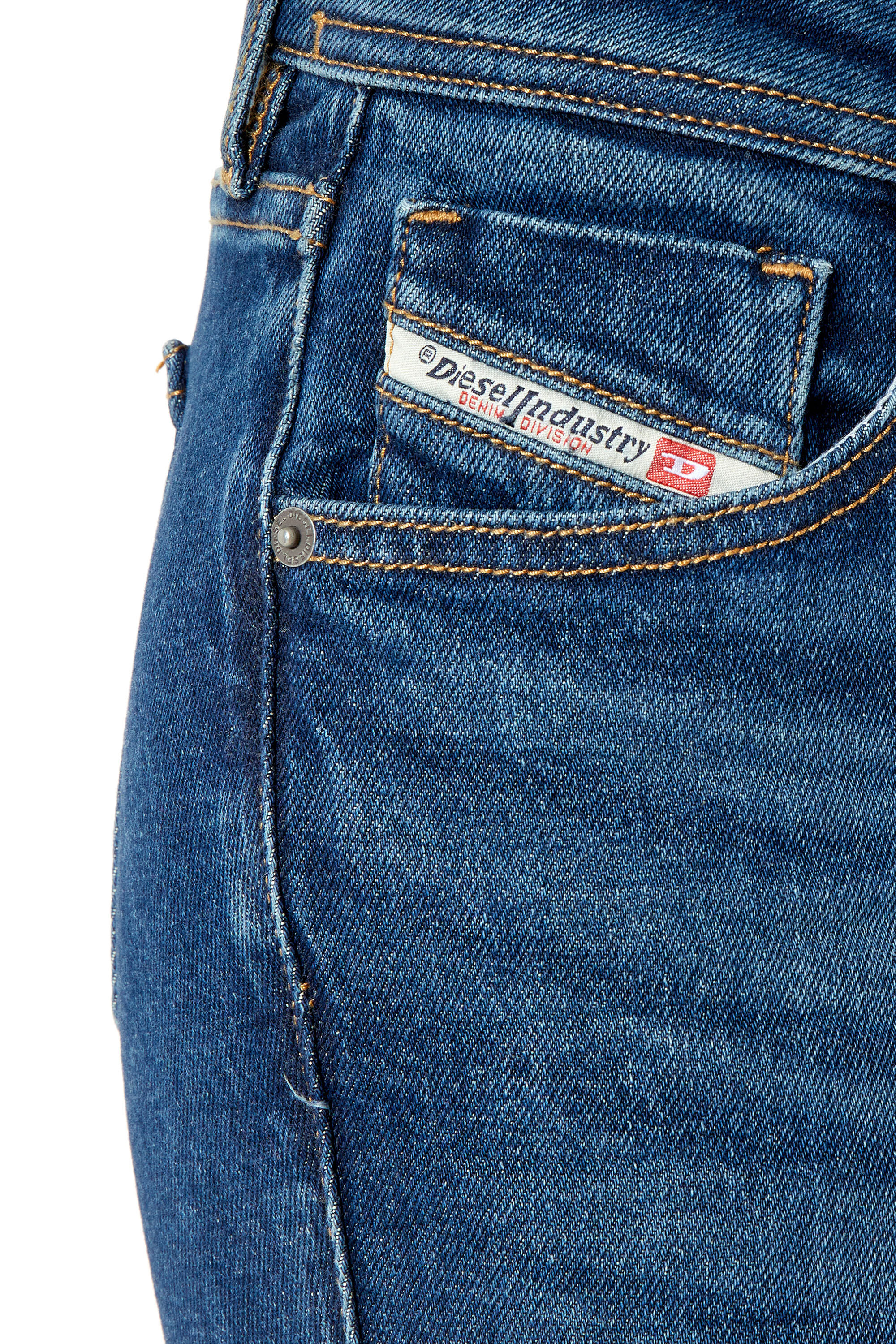 Diesel - 1969 D-Ebbey 0GYCS Bootcut and Flare Jeans, Dark Blue - Image 5