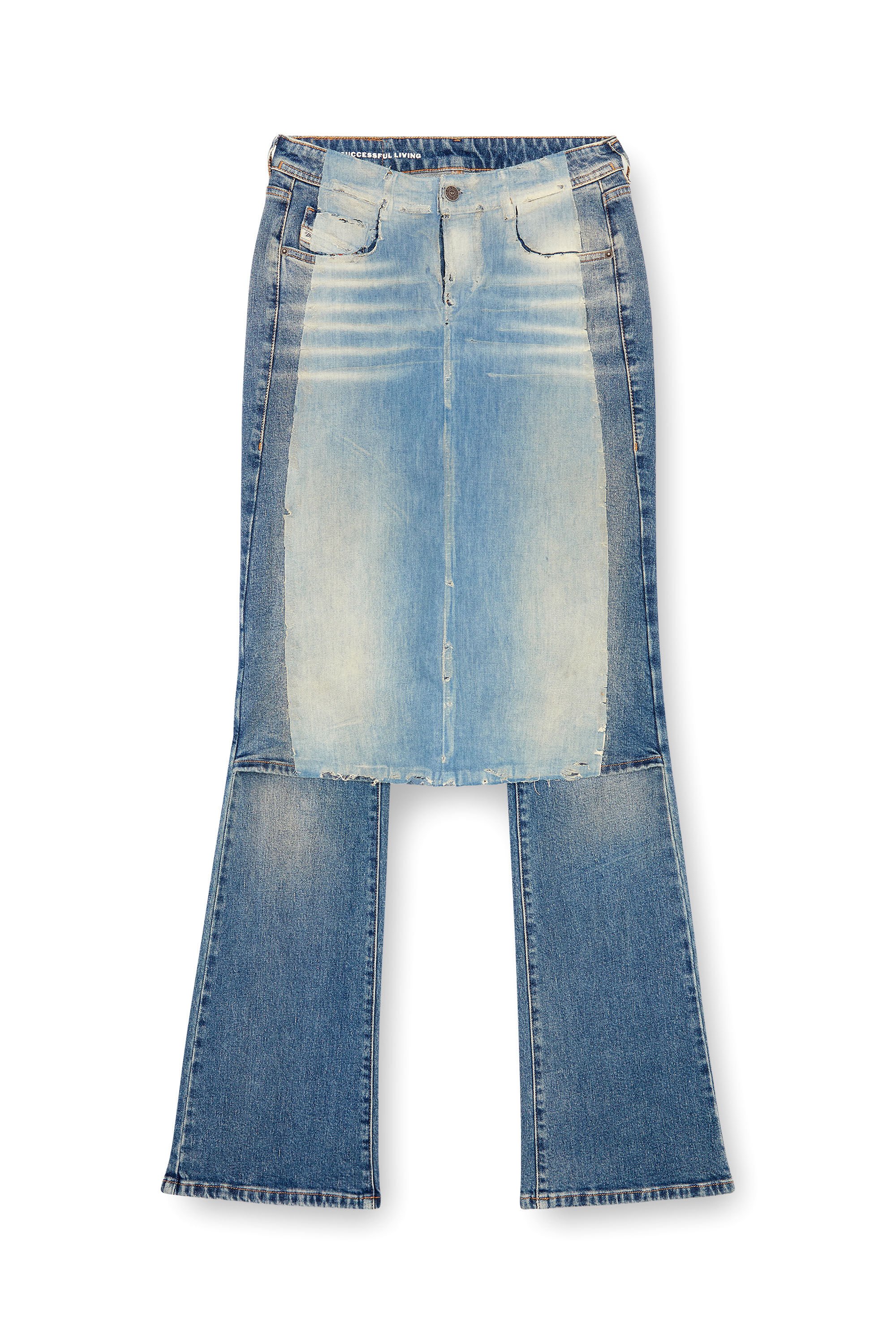 Diesel - Woman Bootcut and Flare Jeans D-Sel 007X8, Medium blue - Image 2