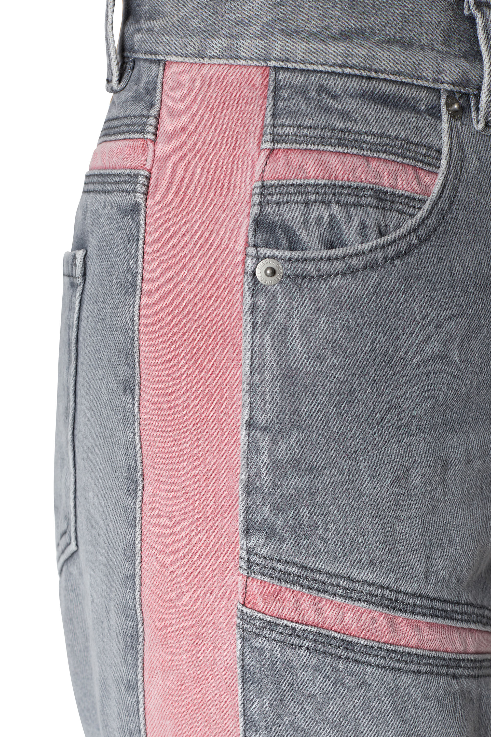 Diesel - D-Pilut 007G2 Straight Jeans, Light Grey - Image 6
