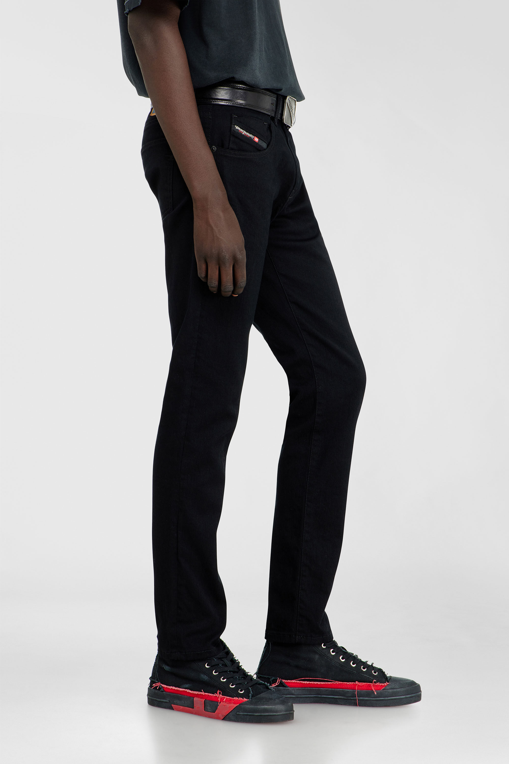 Diesel - Man's Slim Jeans 2019 D-Strukt 069YP, Black/Dark grey - 7
