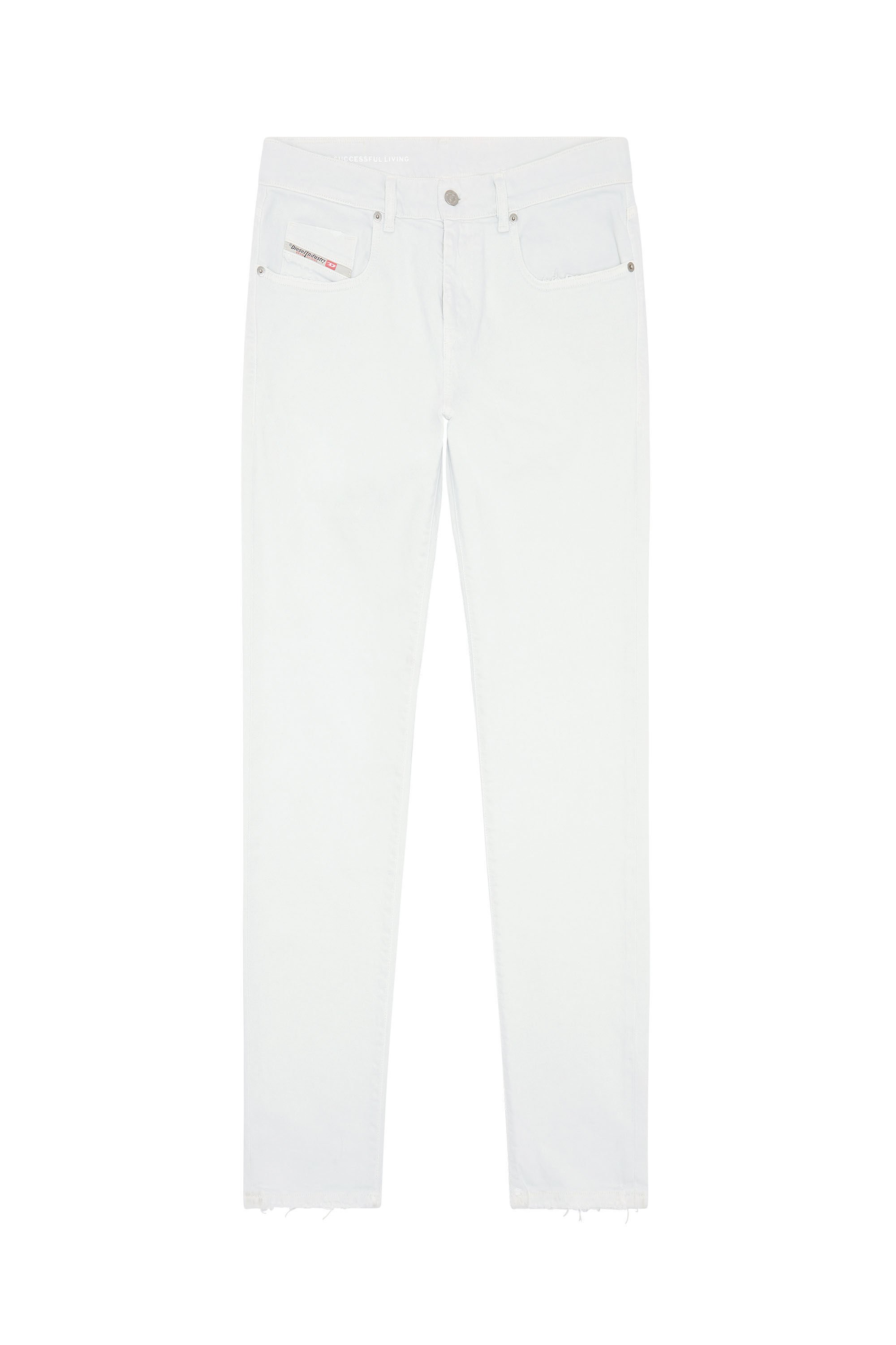 Diesel - Slim Jeans 2019 D-Strukt 09F26, White - Image 2