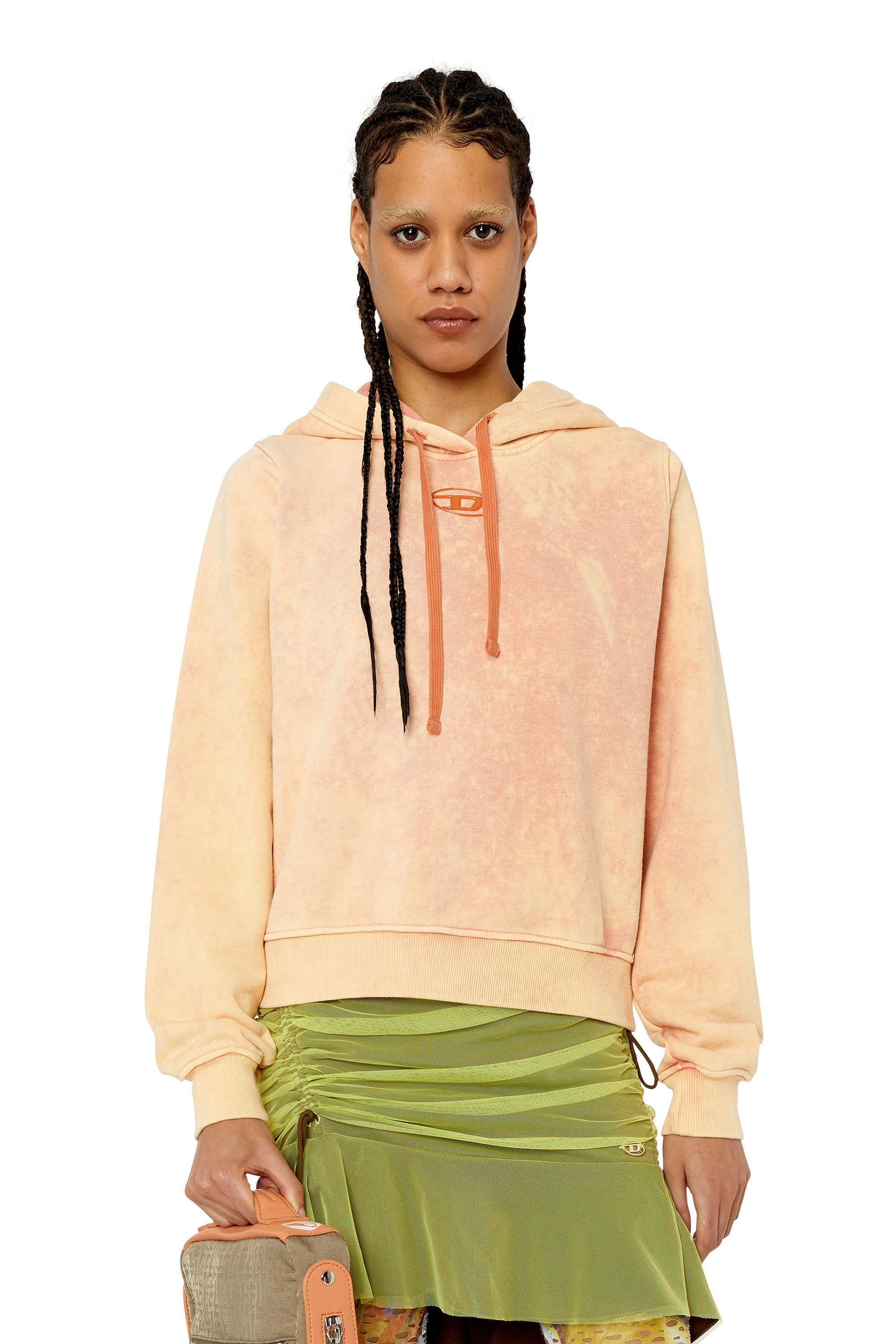 Diesel - F-REGGY-HOOD-G2, Orange - Image 3