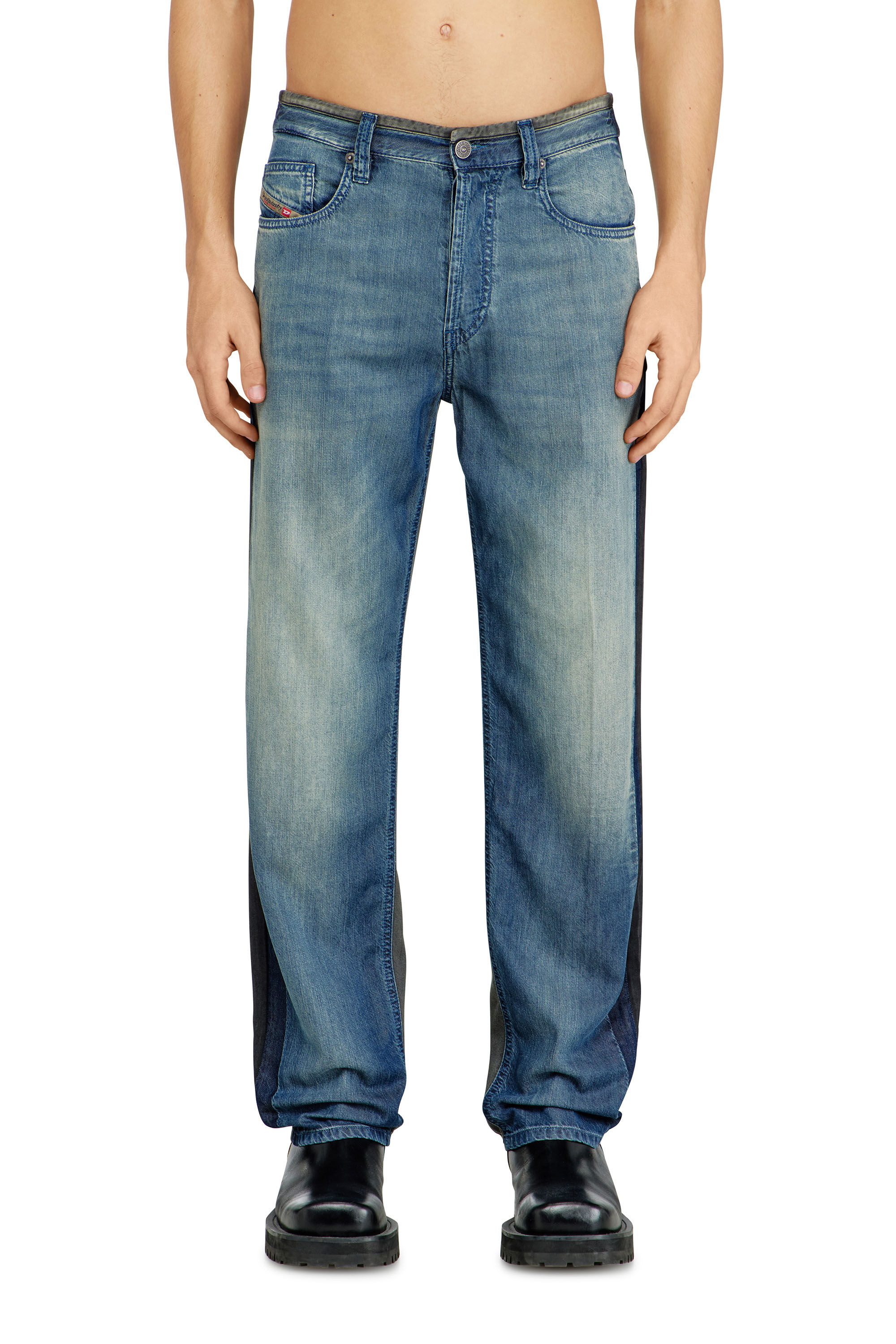 Diesel - Man's Regular Jeans 2024 D-Macs 0CECB, Medium blue - 3