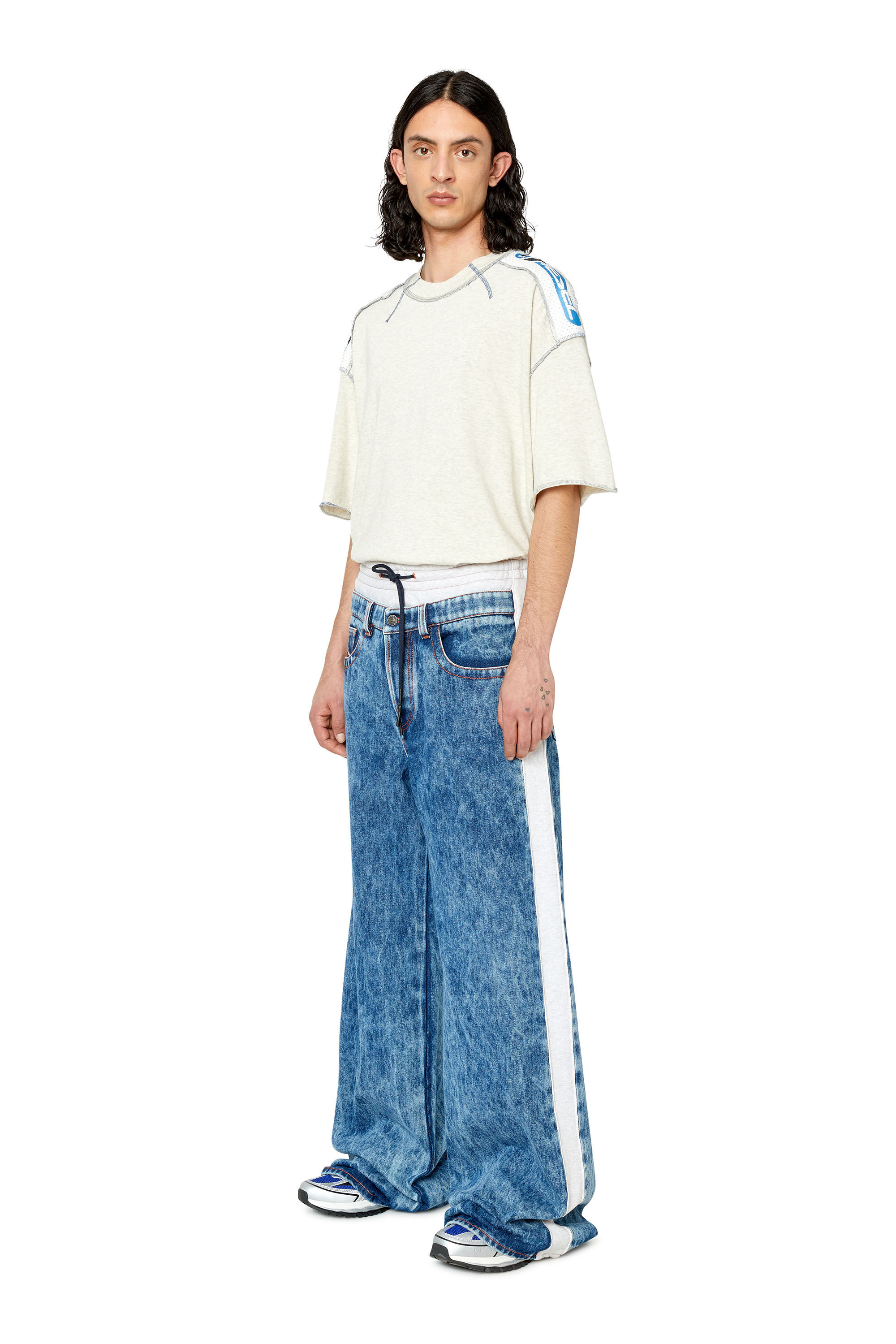 Diesel - T-CRAHOR-SS-G1, Light Grey - Image 1