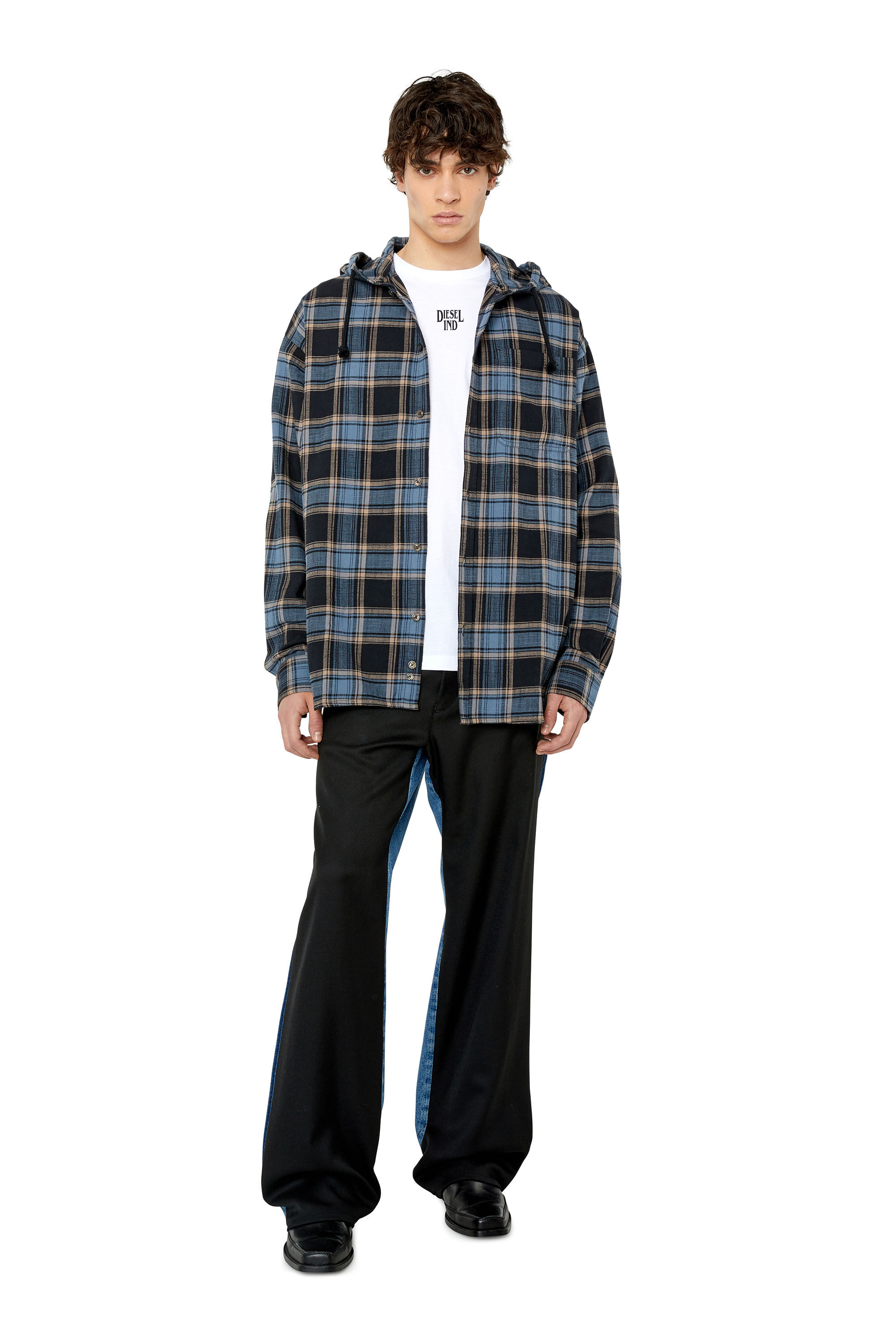 Diesel - S-DEWNY-HOOD, Black/Blue - Image 1