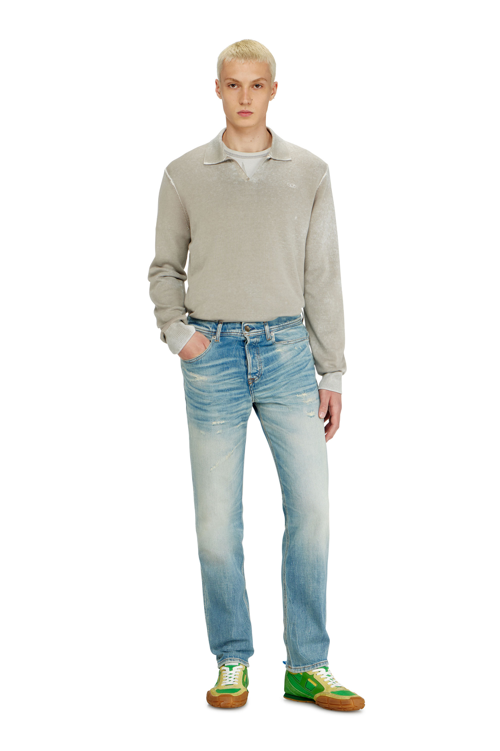 Diesel - Man's Regular Jeans 2023 D-Finitive 09P33, Light Blue - 2