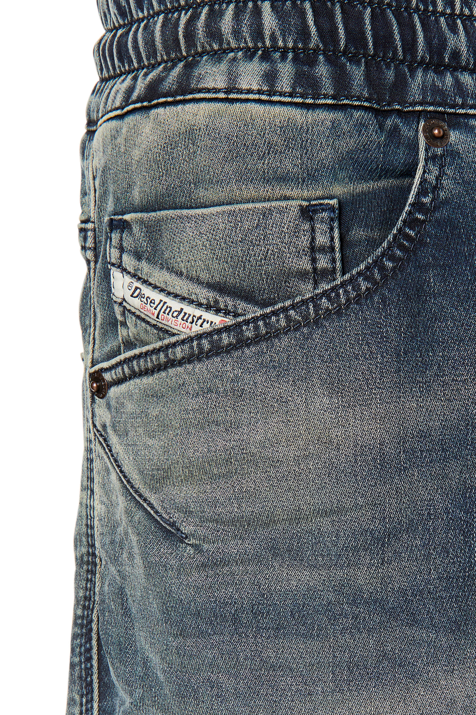 Diesel - D-Amage JoggJeans® 068DS Tapered, Dark Blue - Image 5