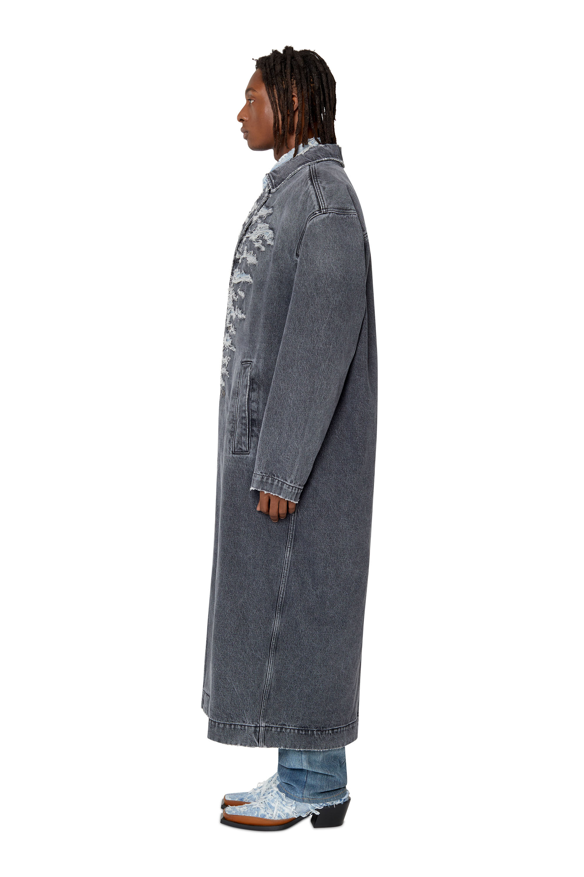 Diesel - D-ROKU-LONG-FSB1, Grey - Image 4