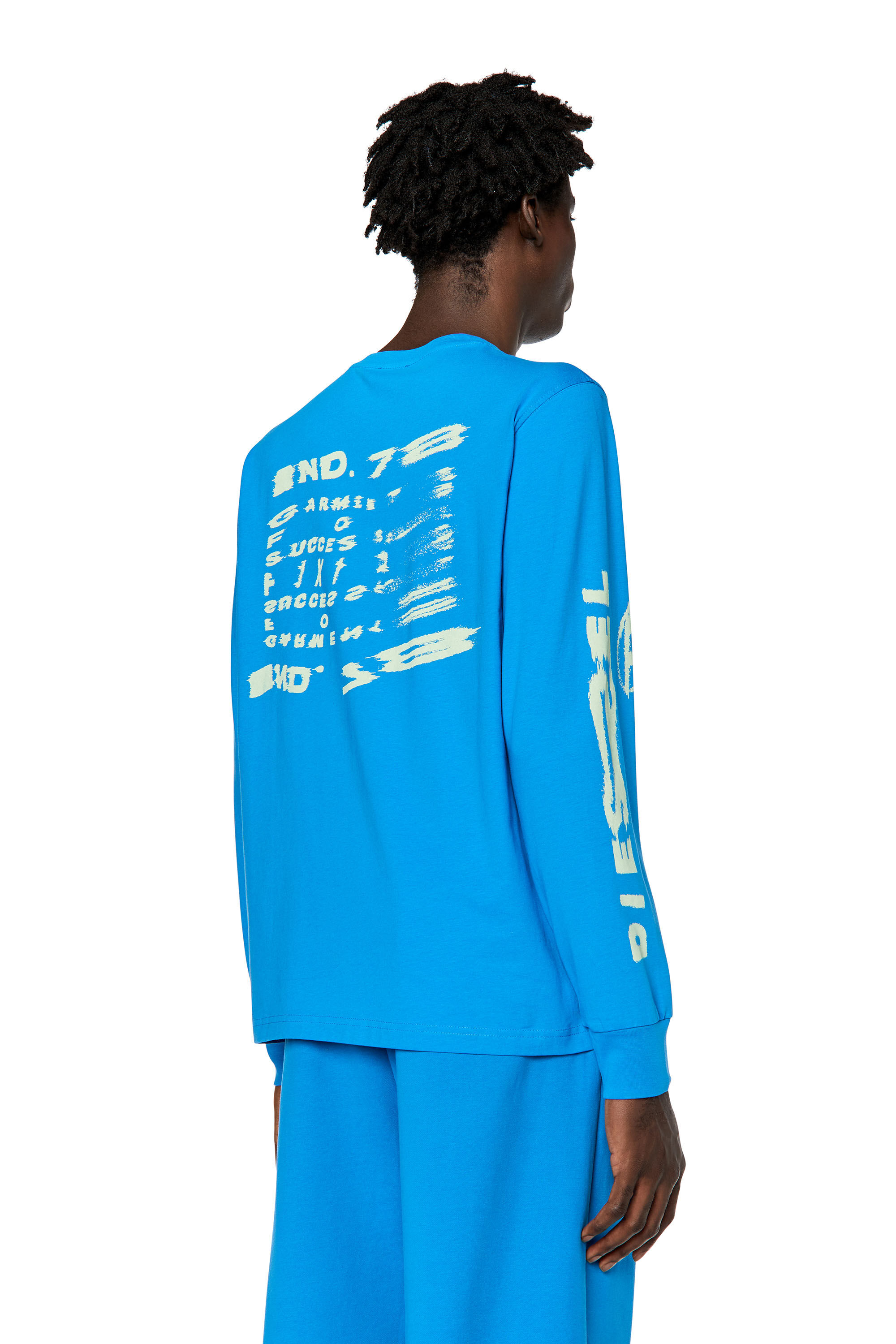Diesel - T-JUST-LS-G3, Medium blue - Image 4