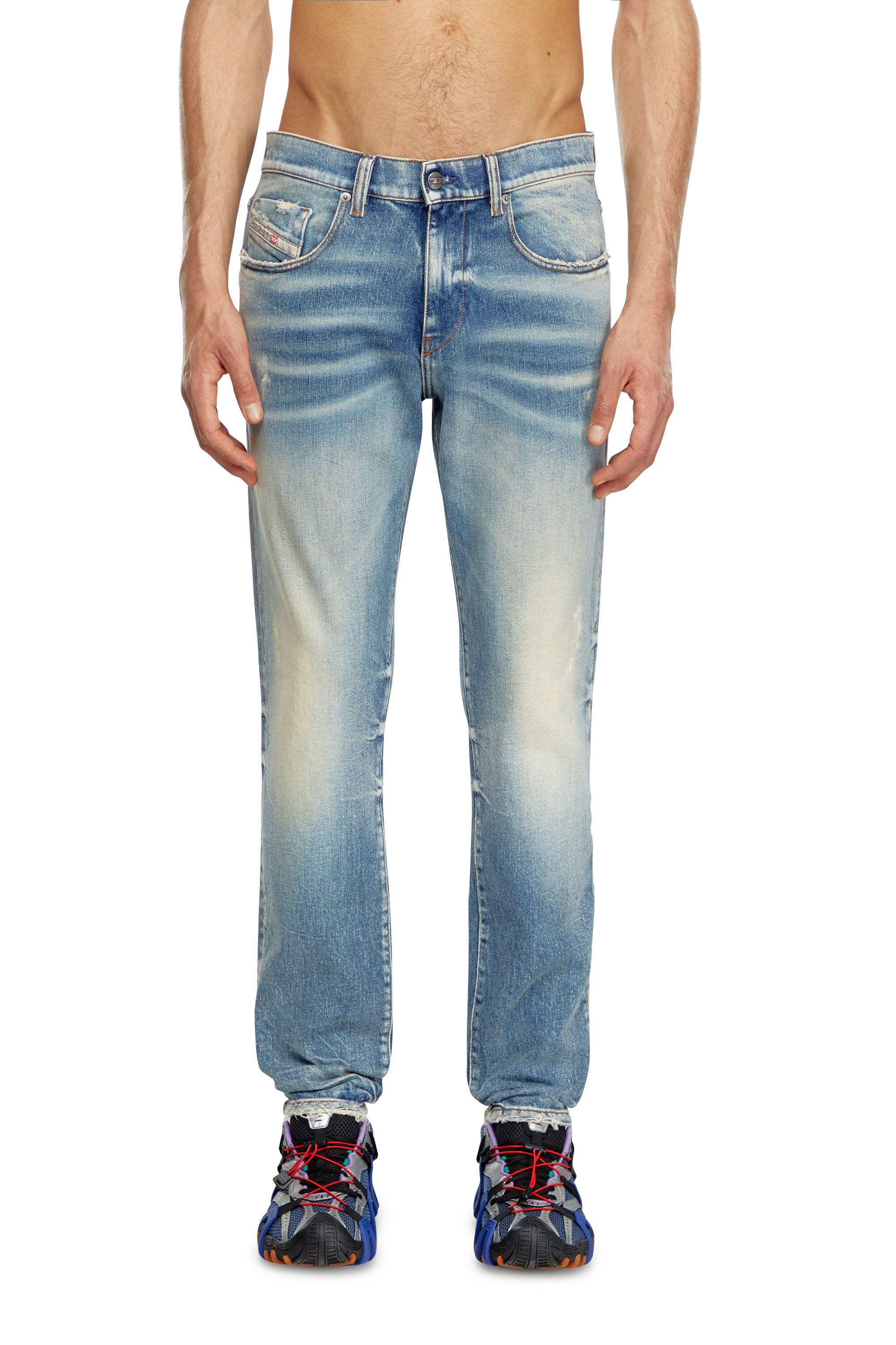 Diesel - Slim Jeans 2019 D-Strukt 007V8, Medium blue - Image 3