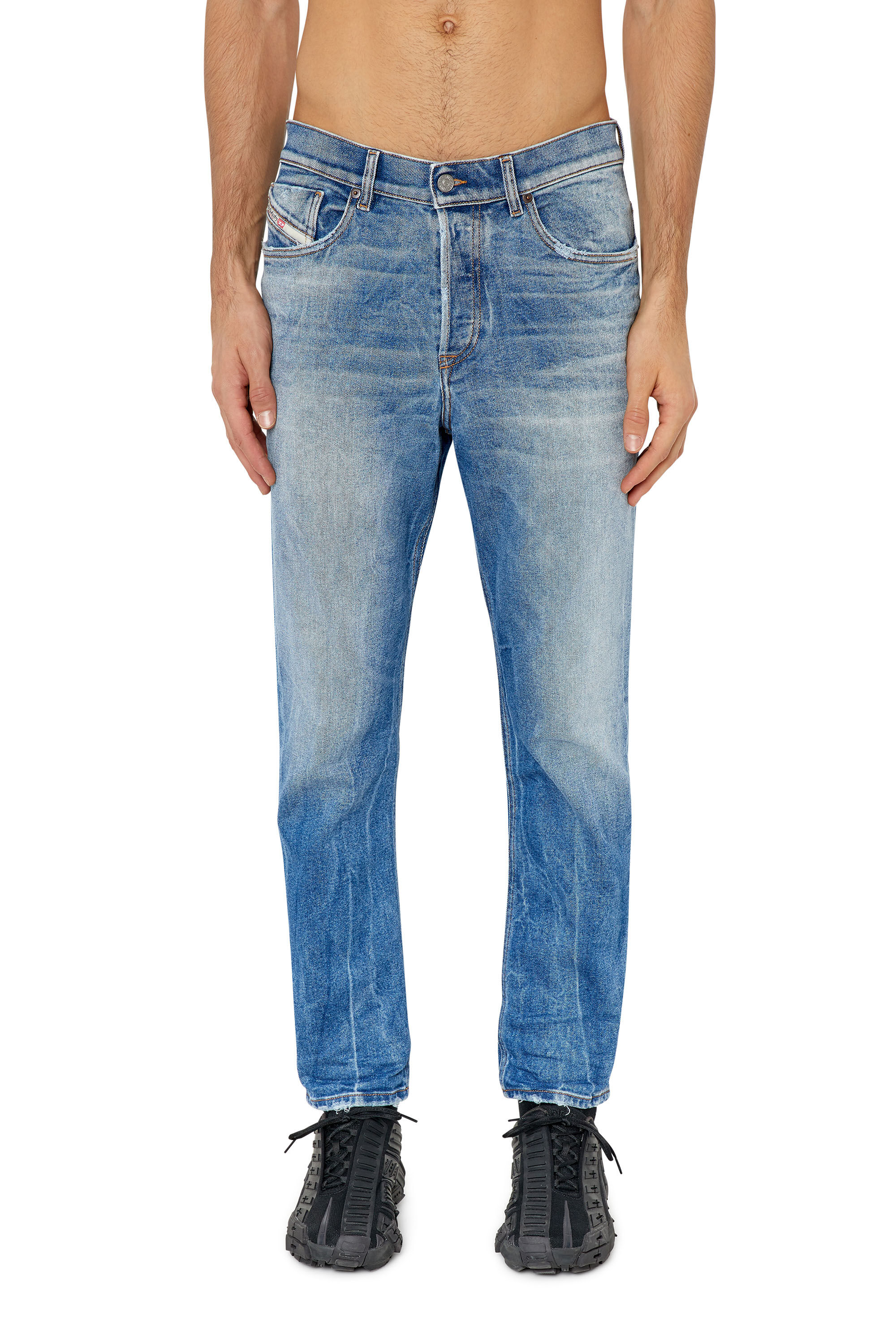 Diesel - 2005 D-Fining 09E85 Tapered Jeans, Light Blue - Image 3