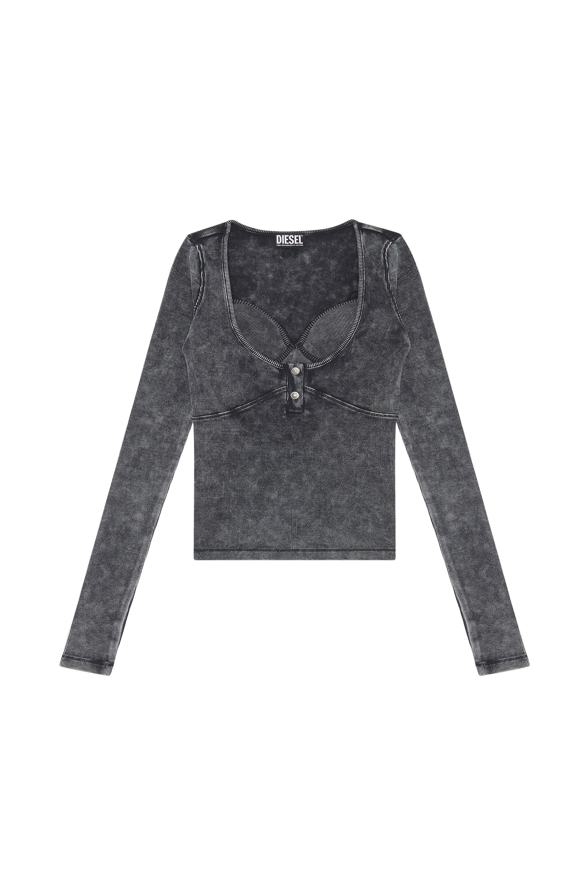 Diesel - T-ANALIE, Black - Image 2