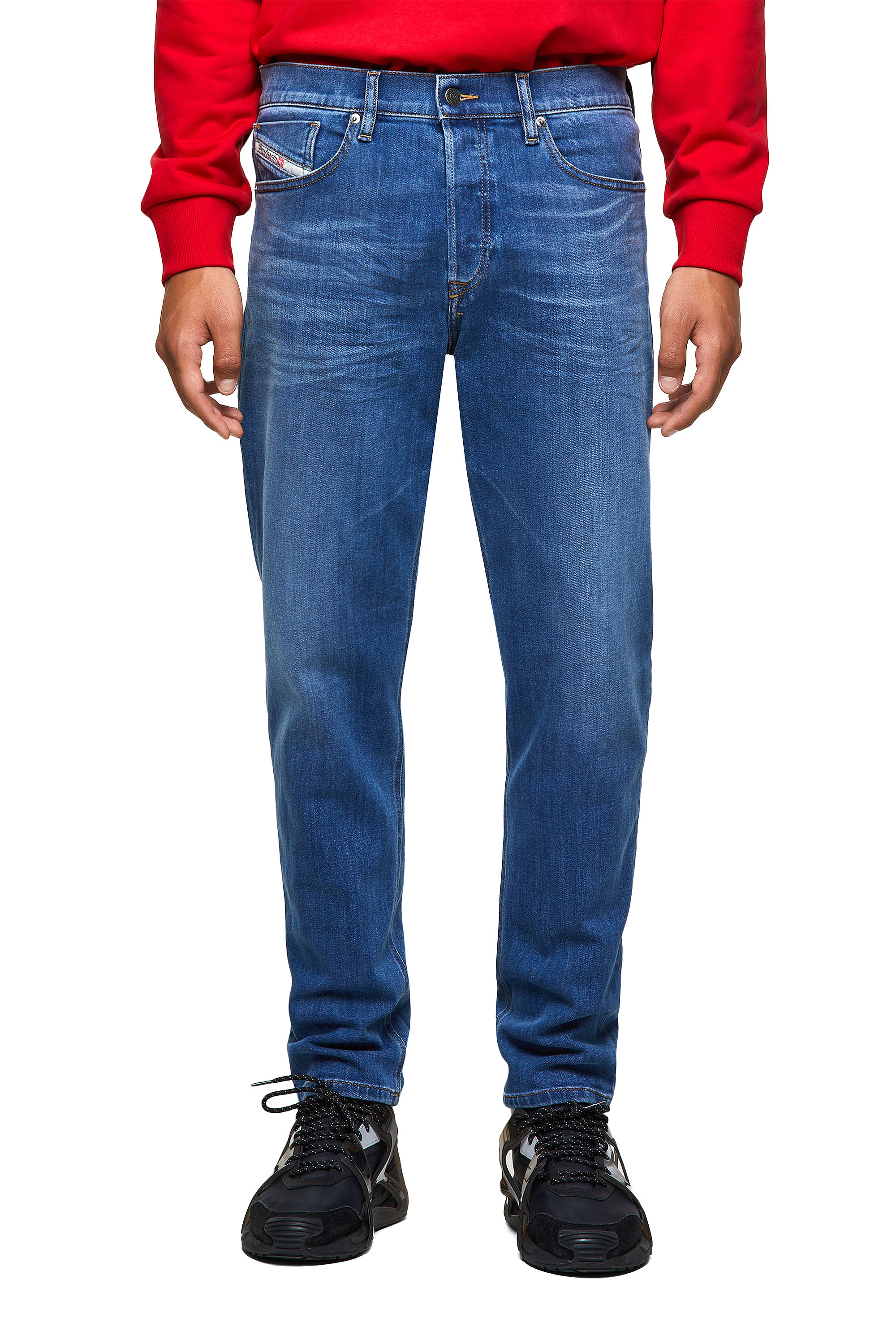 Diesel - 2005 D-FINING 09A80 Tapered Jeans, Medium blue - Image 1