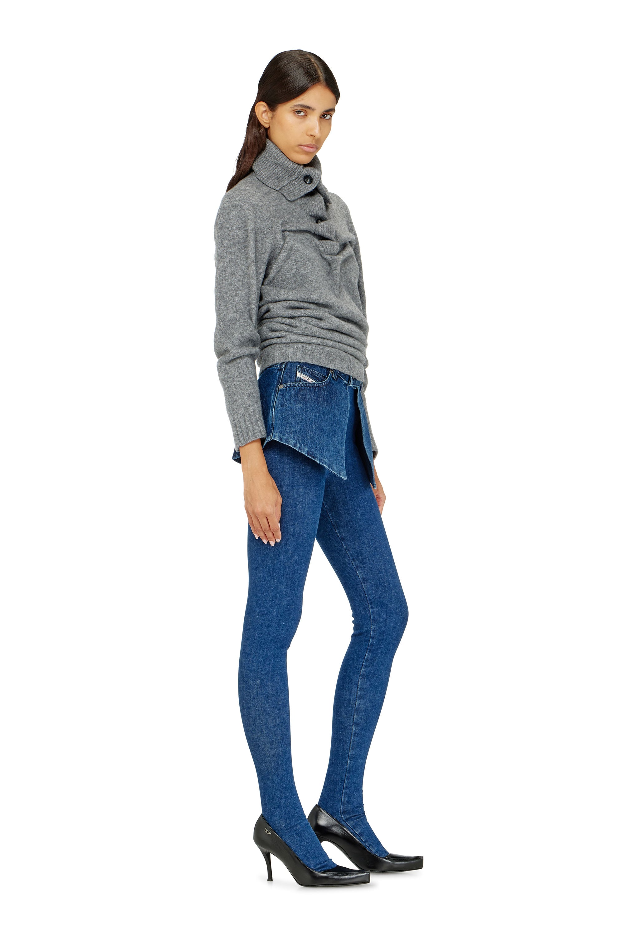 Diesel - Woman's Skinny Jeans D-Spika 09R31, Dark Blue - 3