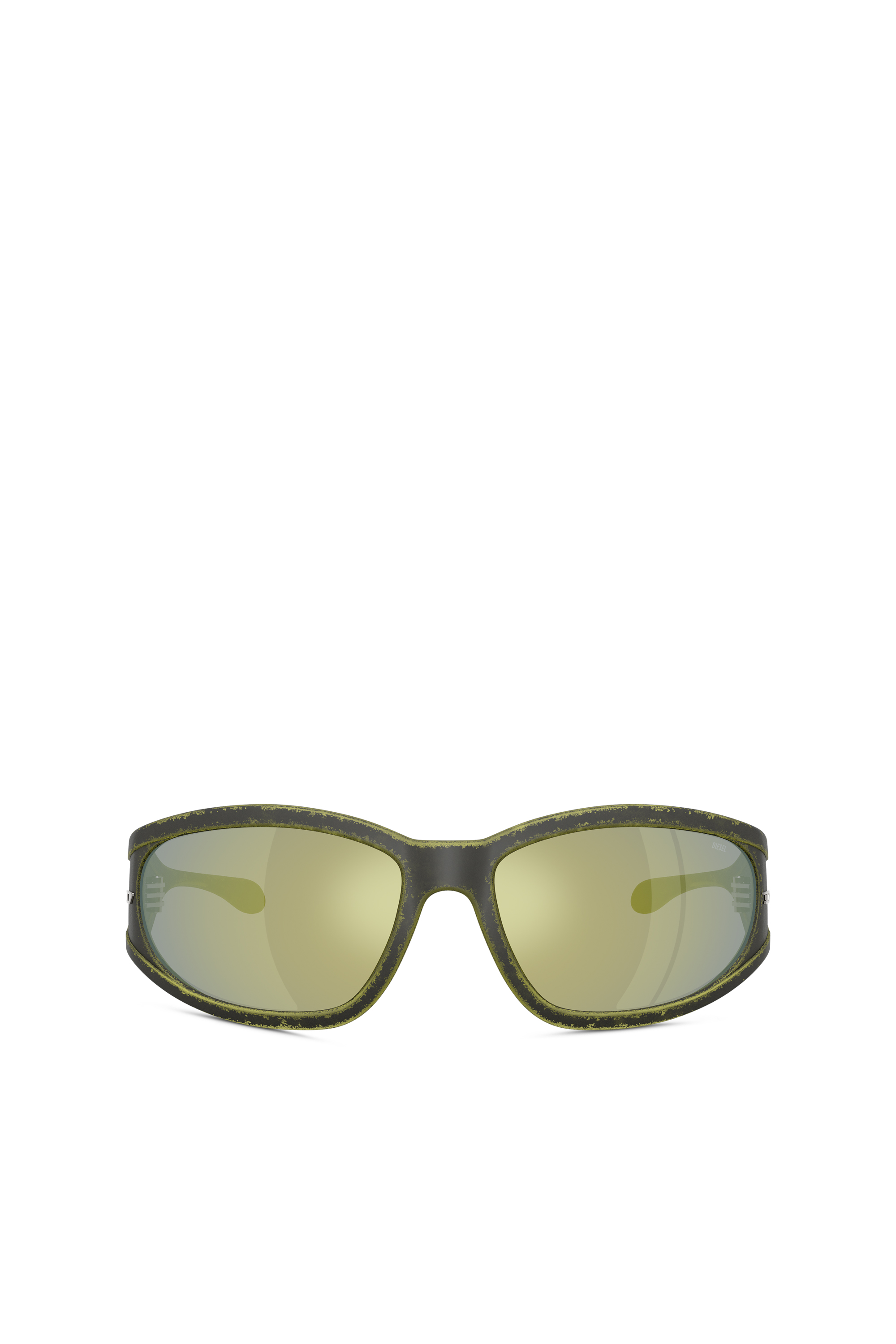 Diesel - 0DL3002, Unisex's Rectangular sunglasses in acetate in Green - 1