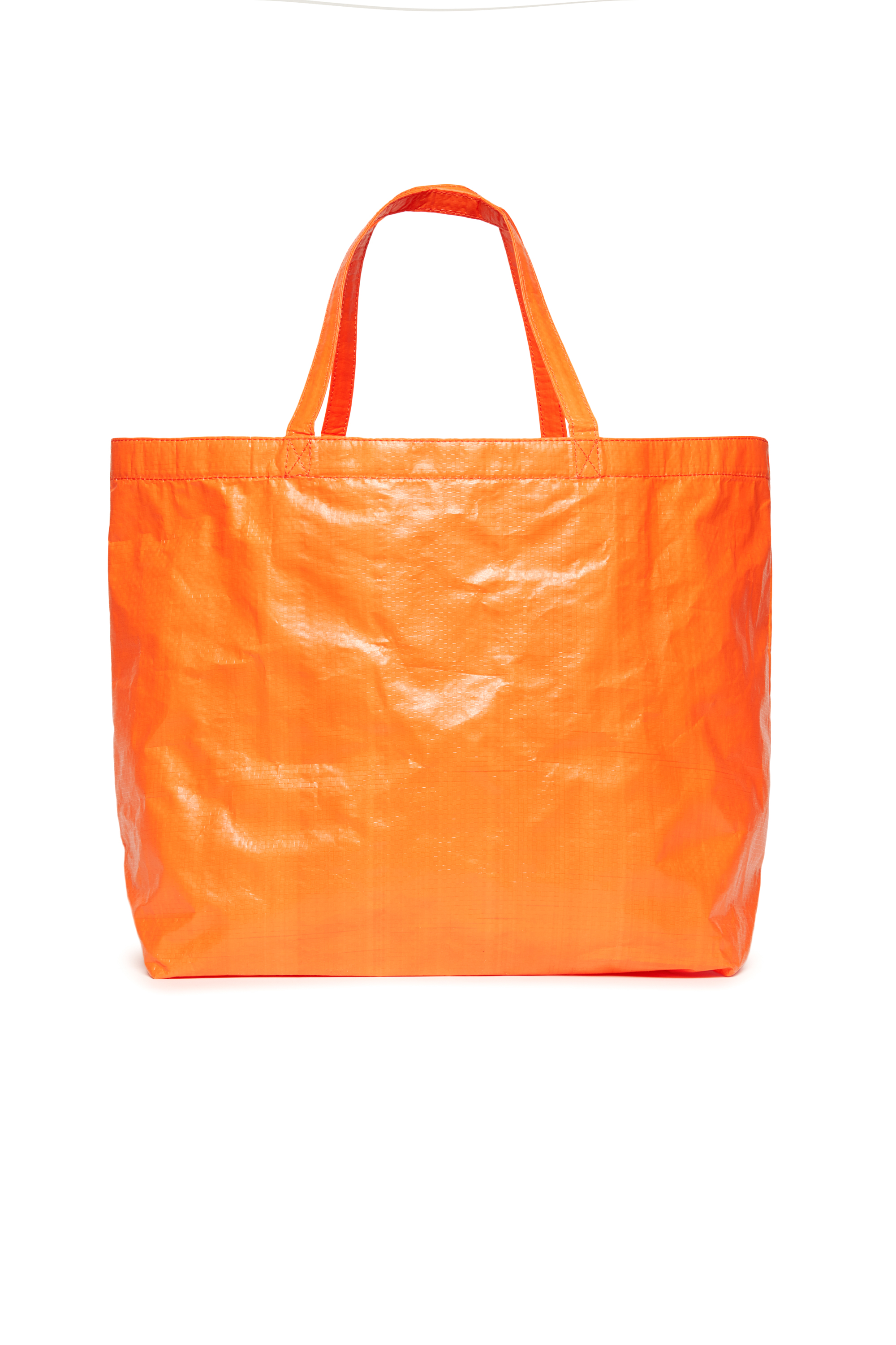 Diesel - WRITTEN, Woman's Beach bag with Oval D print in Orange - 2