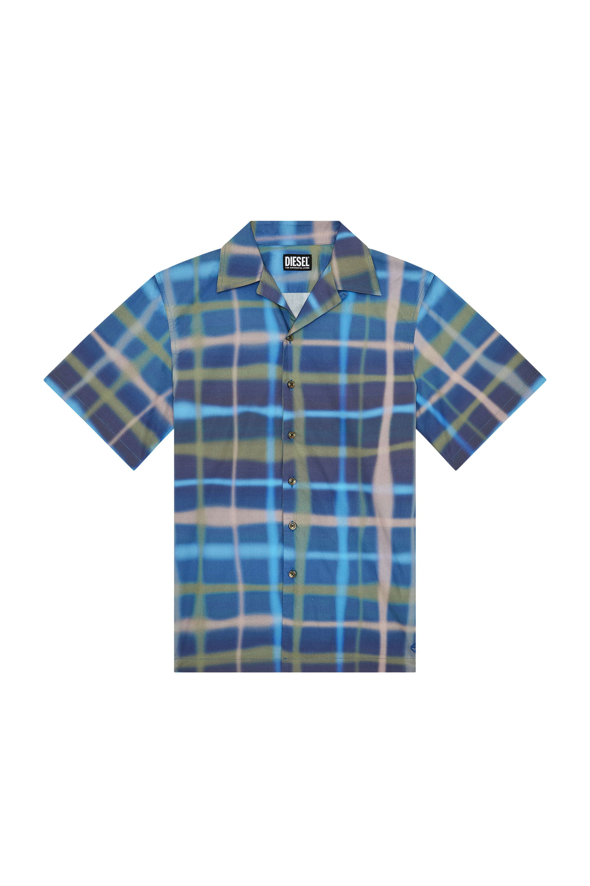 Diesel - S-FRANK-CHECK, Green/Blue - Image 3