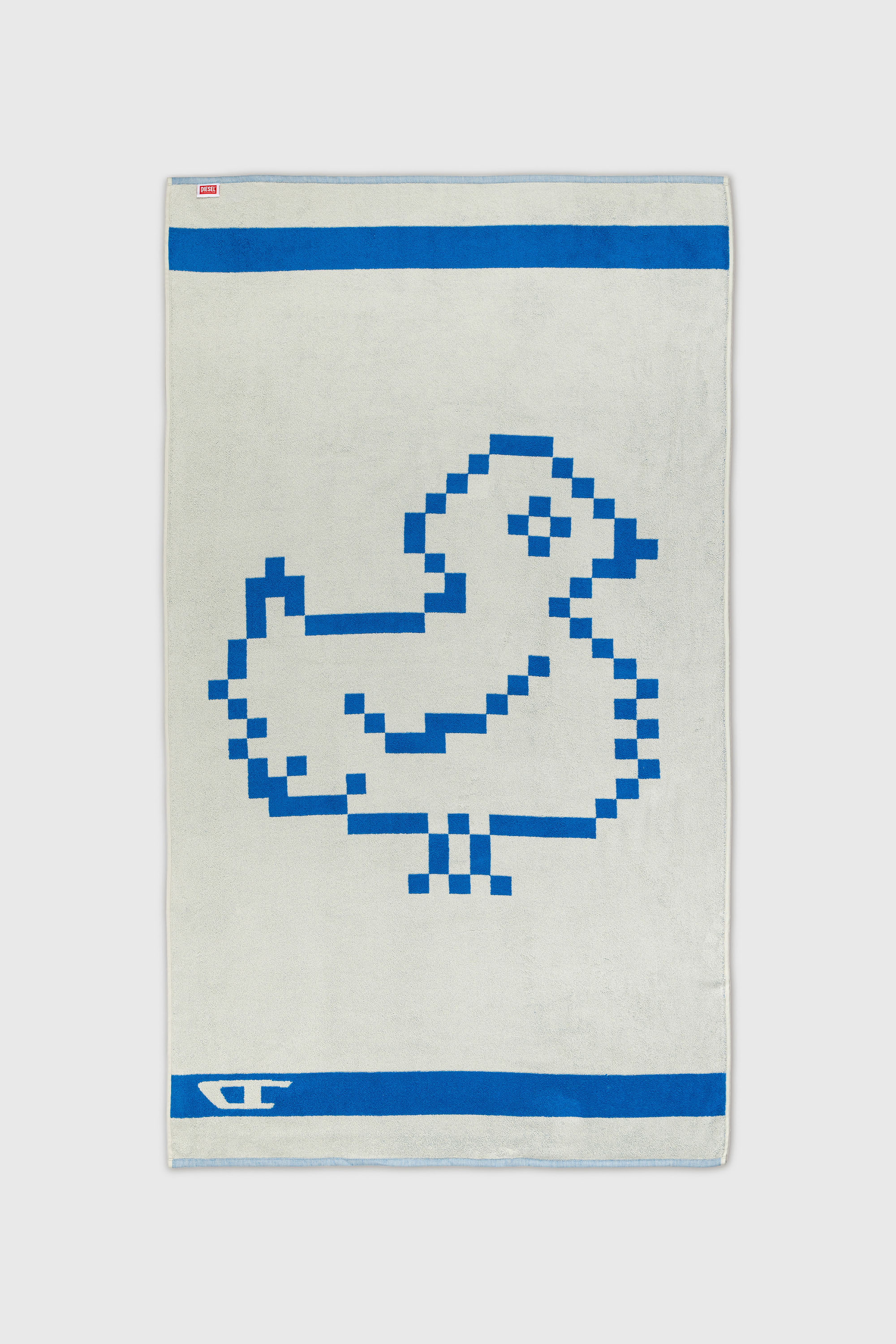 Diesel - 1018134  PIXEL TOYS 1 GREY/BLUE TOWEL, Unisex's Terry towel 100x180 cm in Blue - 2