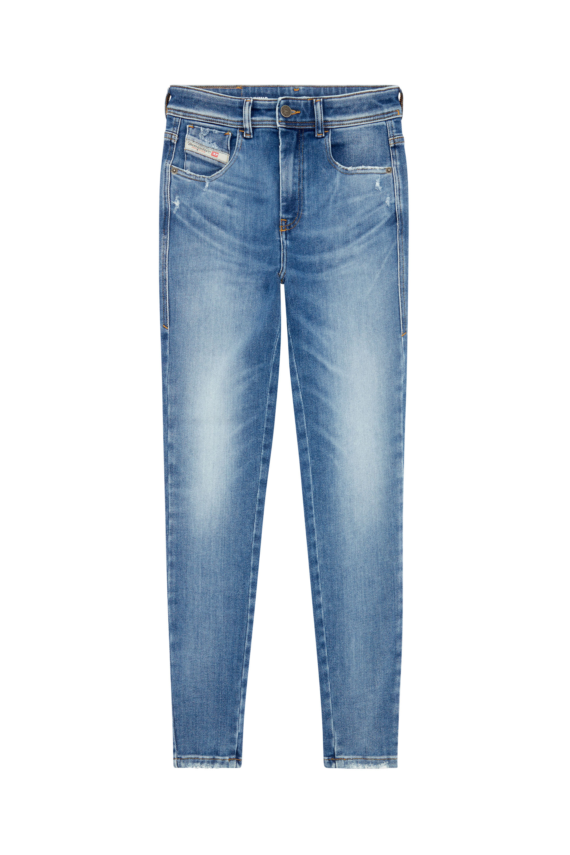 Diesel - Woman Super skinny Jeans 1984 Slandy-High 09H92, Medium blue - Image 3