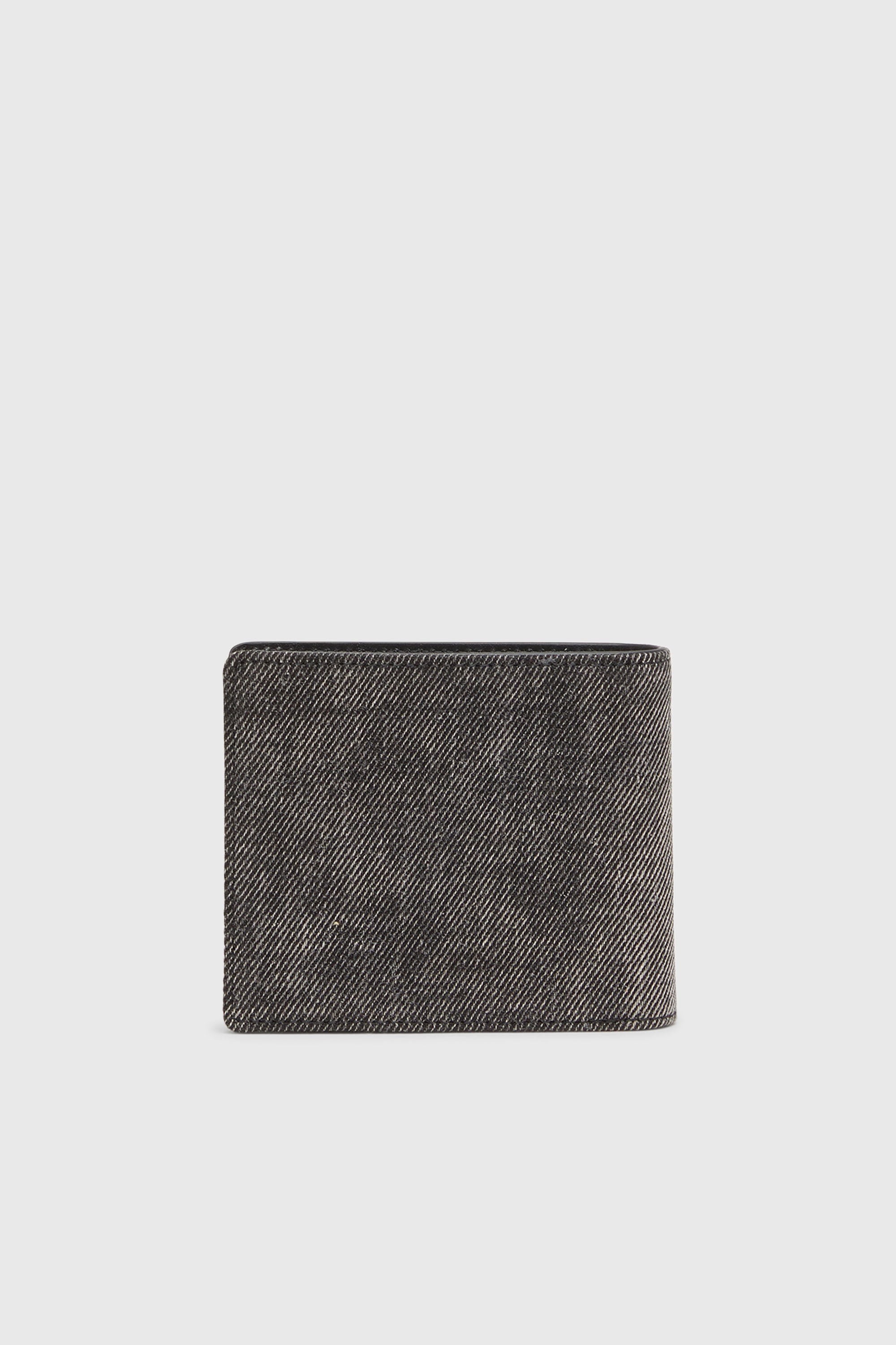 Diesel - 1DR BI FOLD COIN S 3D, Unisex's Wallet in washed denim in Dark grey - 2