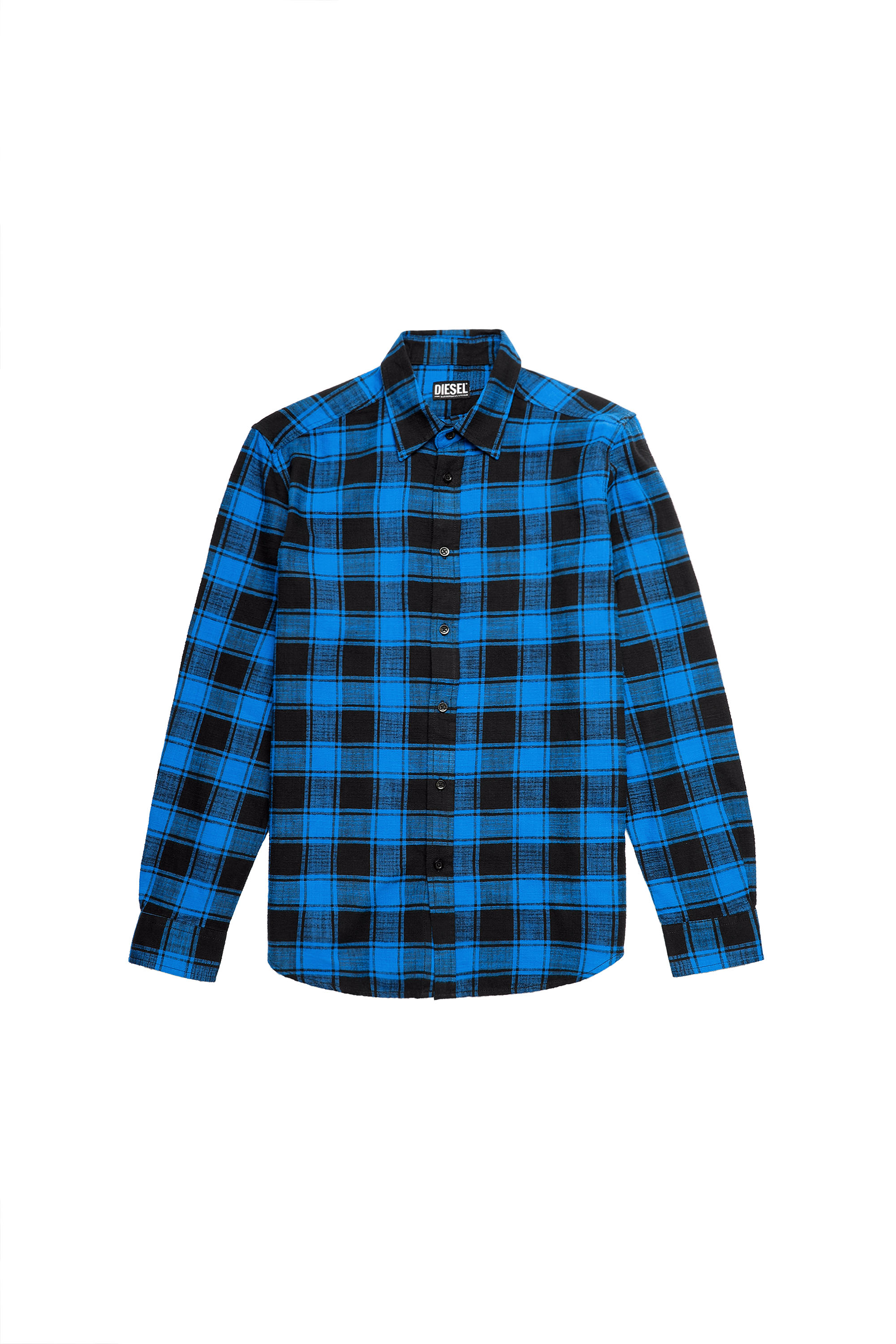 S-MOI-21, Black/Blue - Shirts