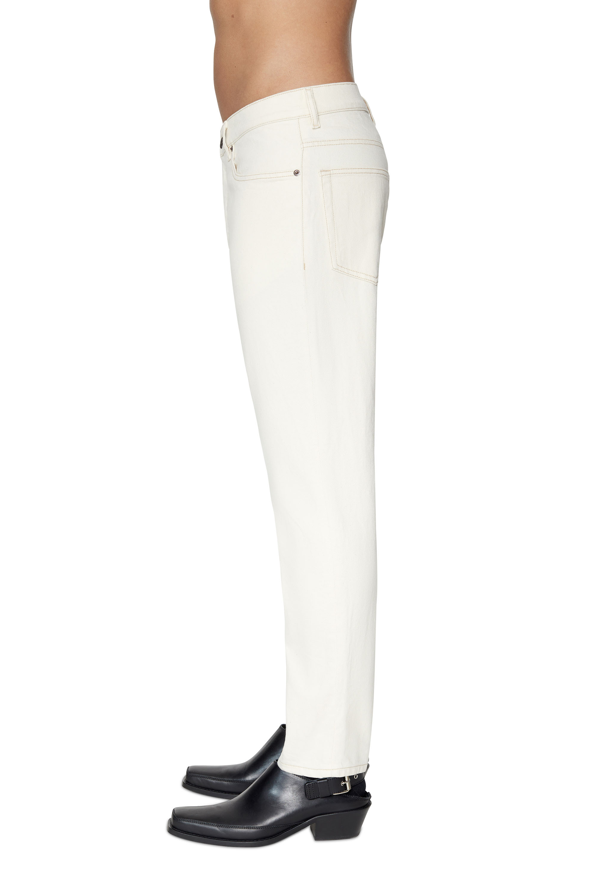 Diesel - 2005 D-FINING 09B94 Tapered Jeans, White - Image 4