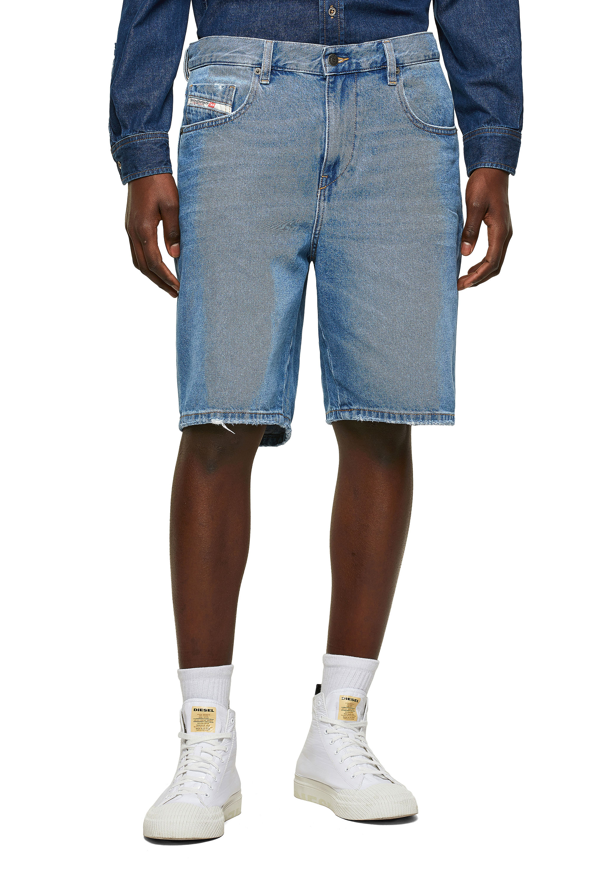 D-STRUKT-SHORT, Light Blue - Shorts