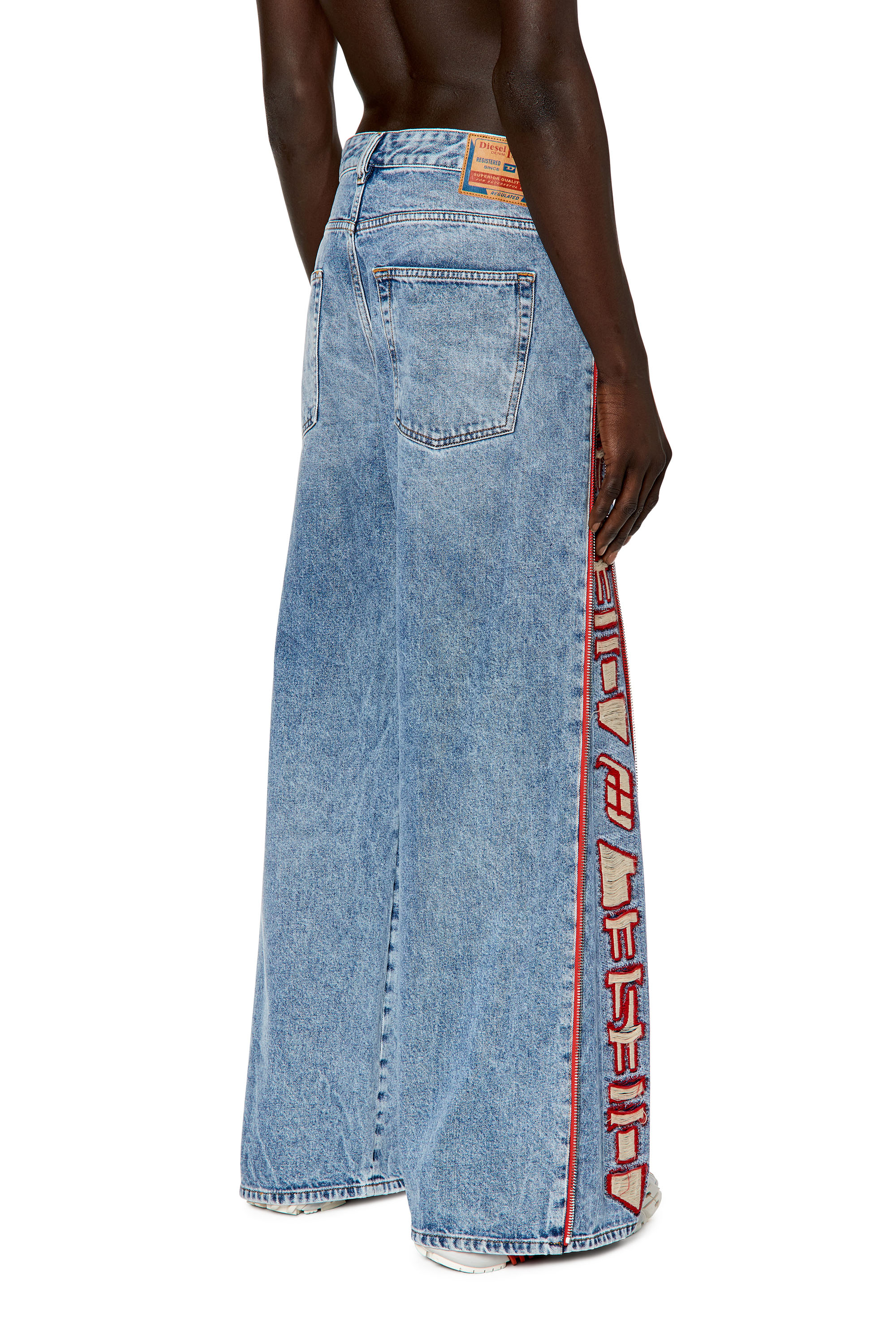 Diesel - Straight Jeans D-Rise 09G47, Light Blue - Image 3