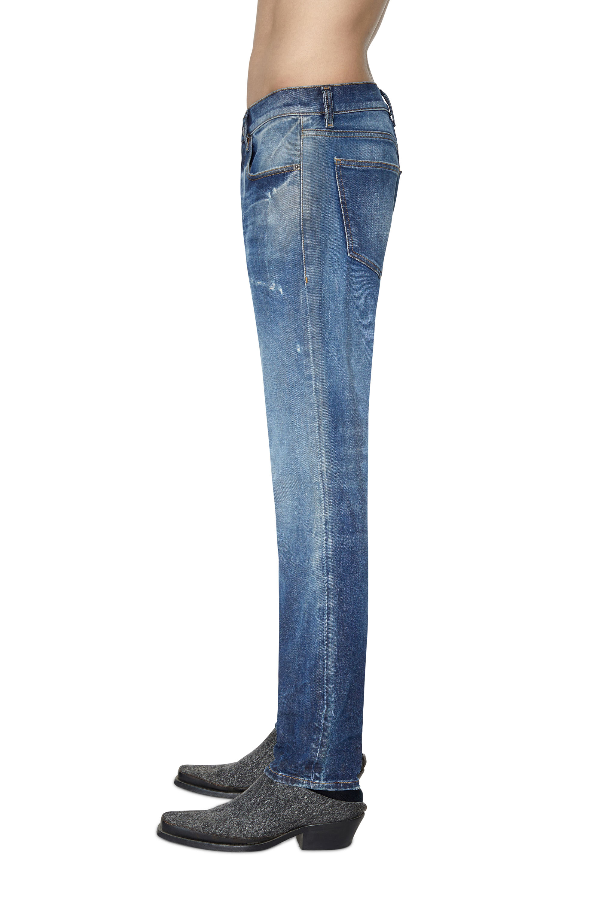 Diesel - 2019 D-STRUKT 09E14 Slim Jeans, Medium blue - Image 4