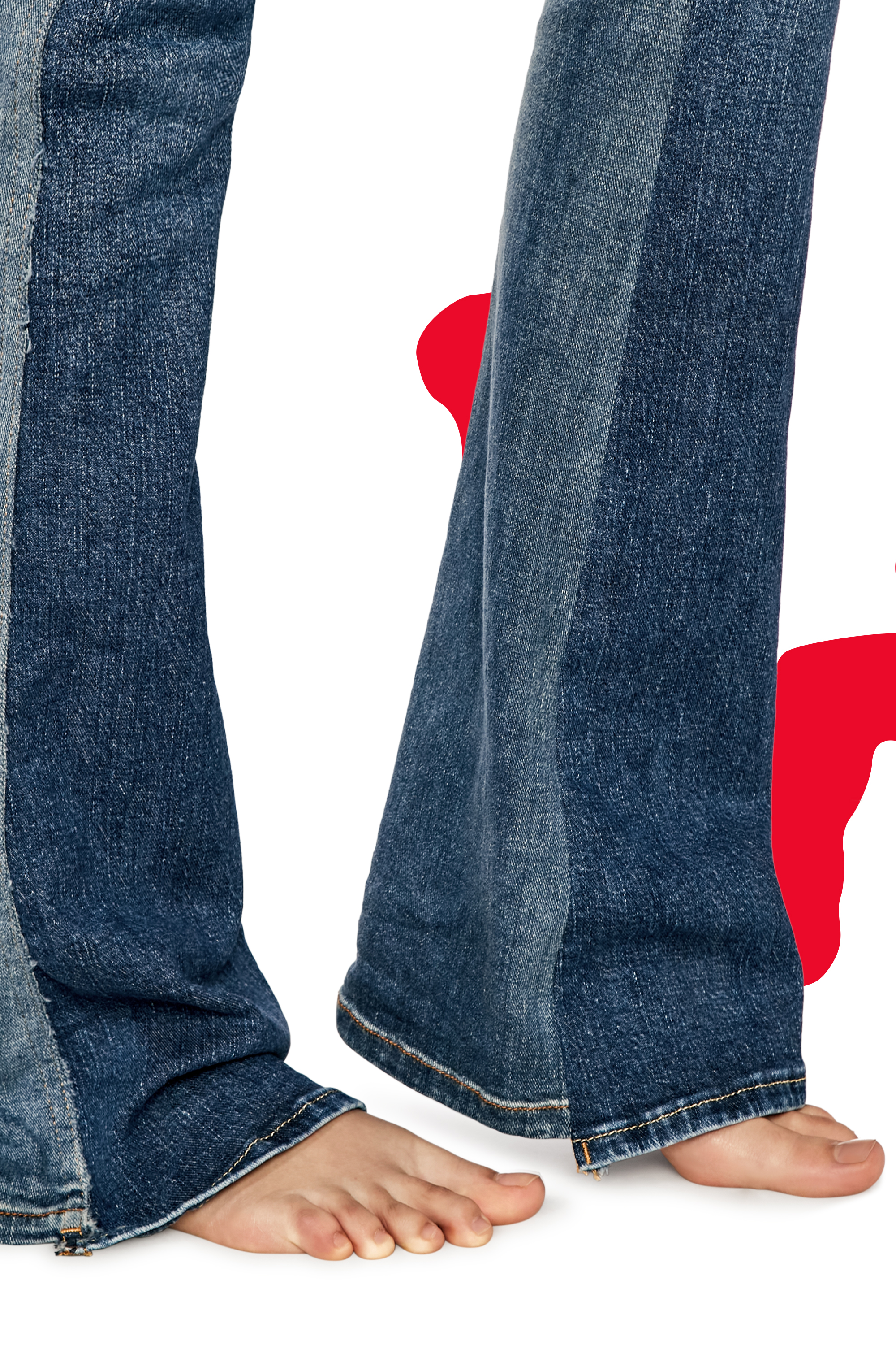 Bootcut Jeans Dieseloves 02 09K46, Medium blue Diesel - Woman's Bootcut Jeans Dieseloves 02 09K46, Medium blue - 5