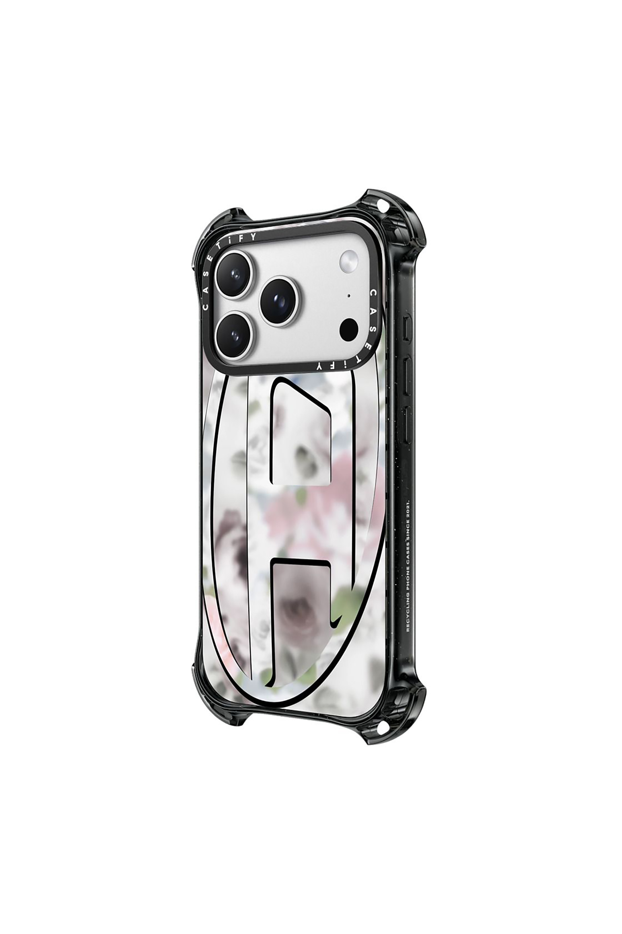 Diesel - 60585 MOULDED CASE, Unisex's Oval D bounce case for iPhone 17 Pro Max in Black/Pink - 2