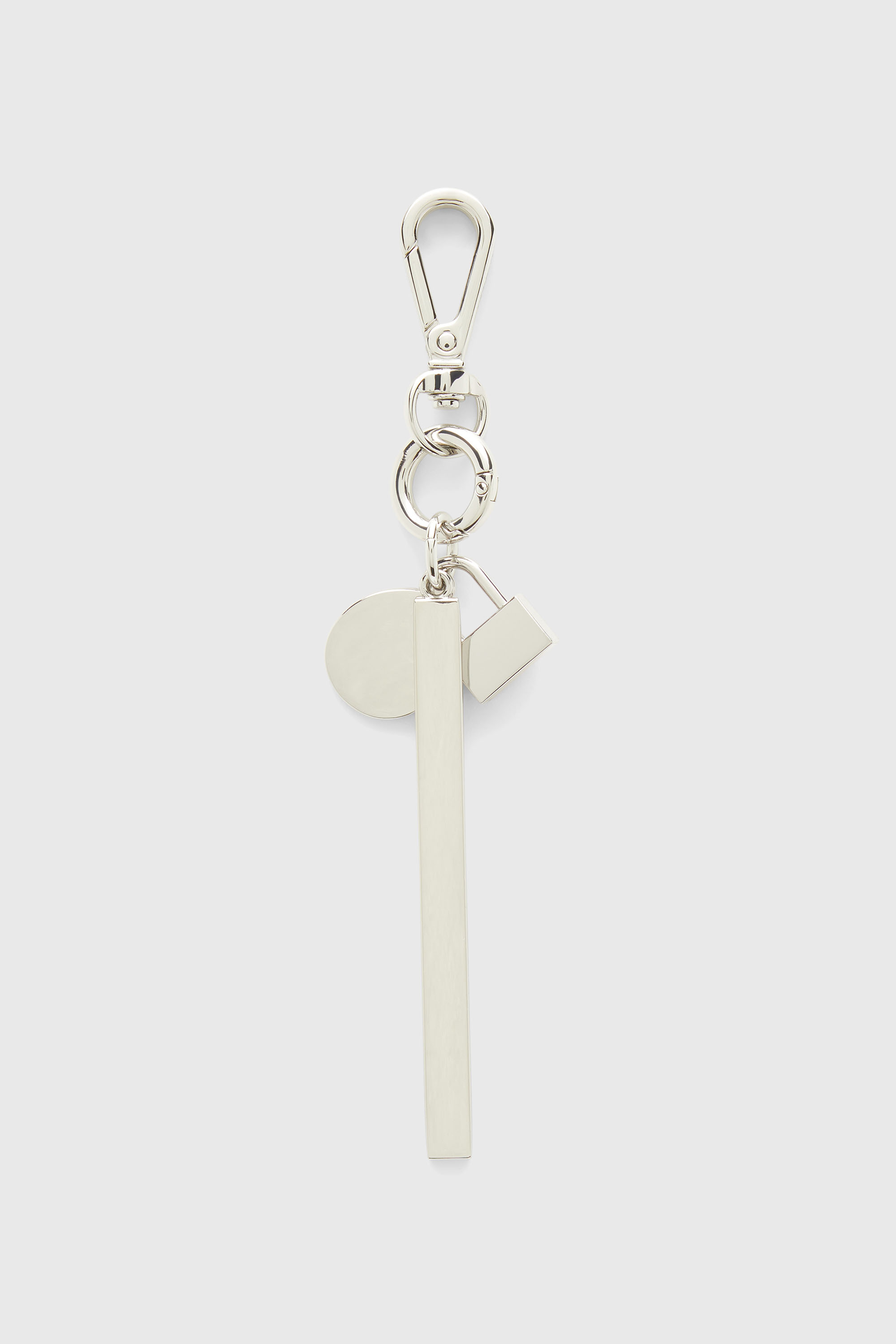 Diesel - TINDER CHARM, Unisex's Degrad&eacute; metal keyring in Silver/Pink - 2