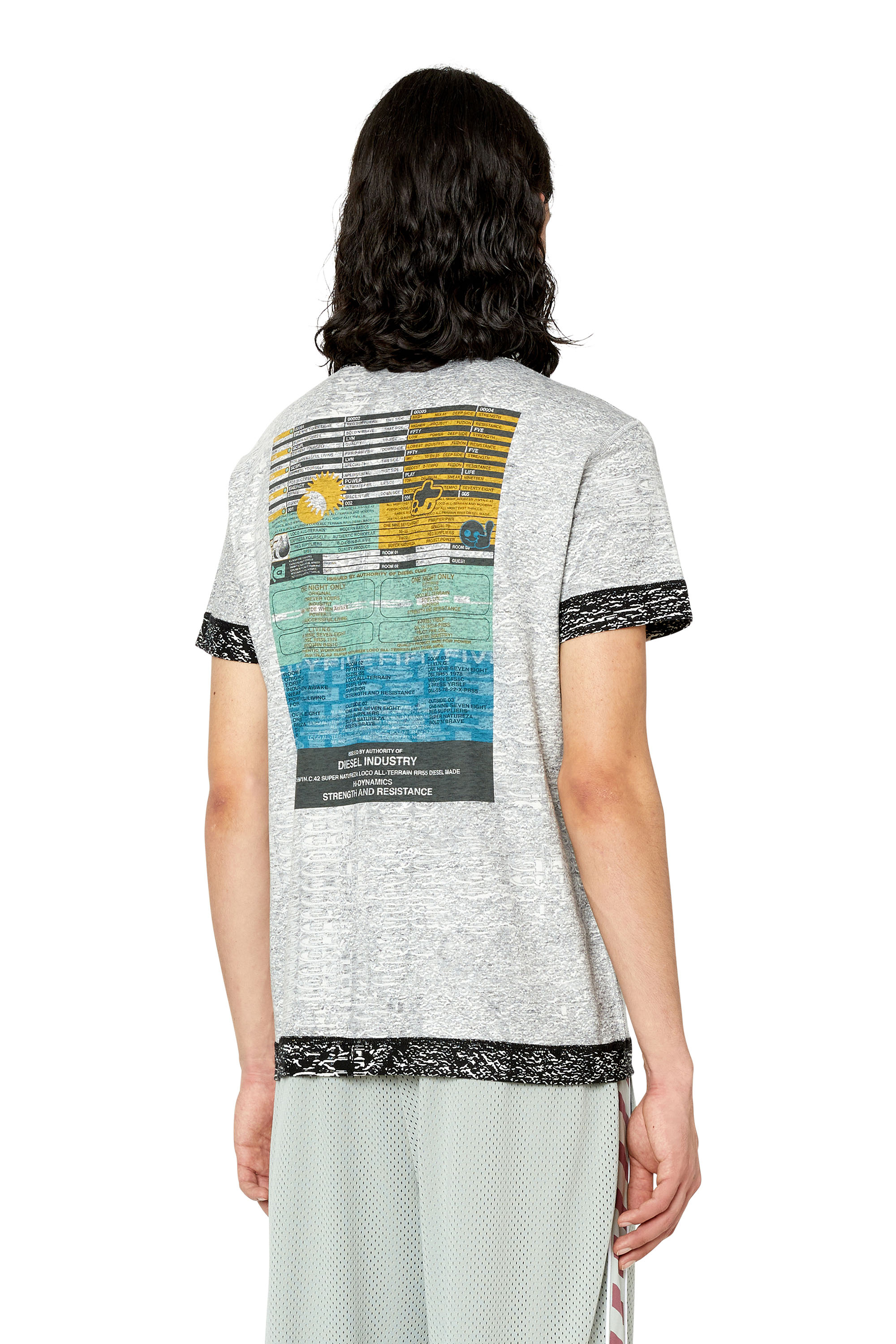 Diesel - T-INYSIDE, Grey - Image 4