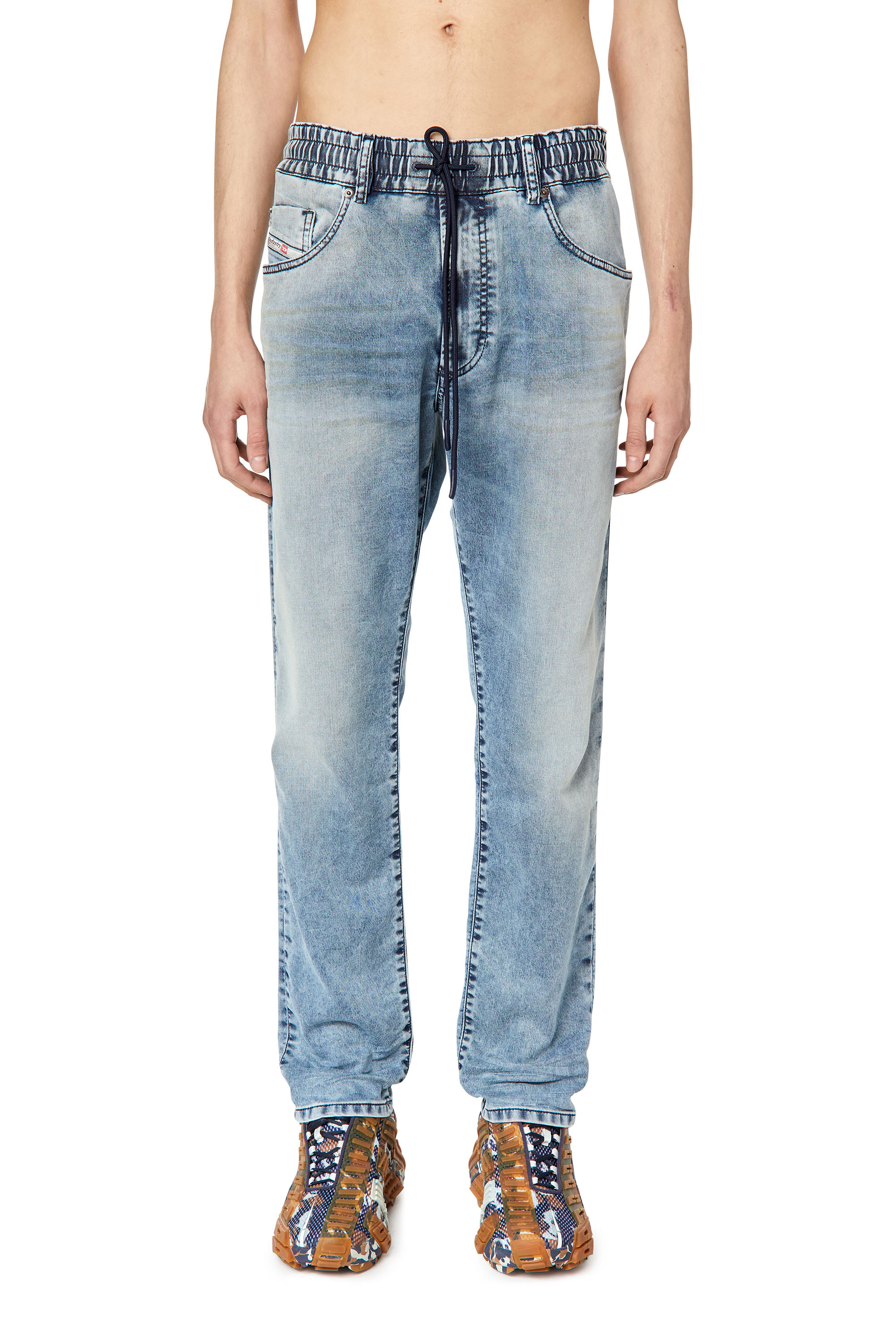 Diesel - Krooley JoggJeans® 068DU Tapered, Light Blue - Image 1
