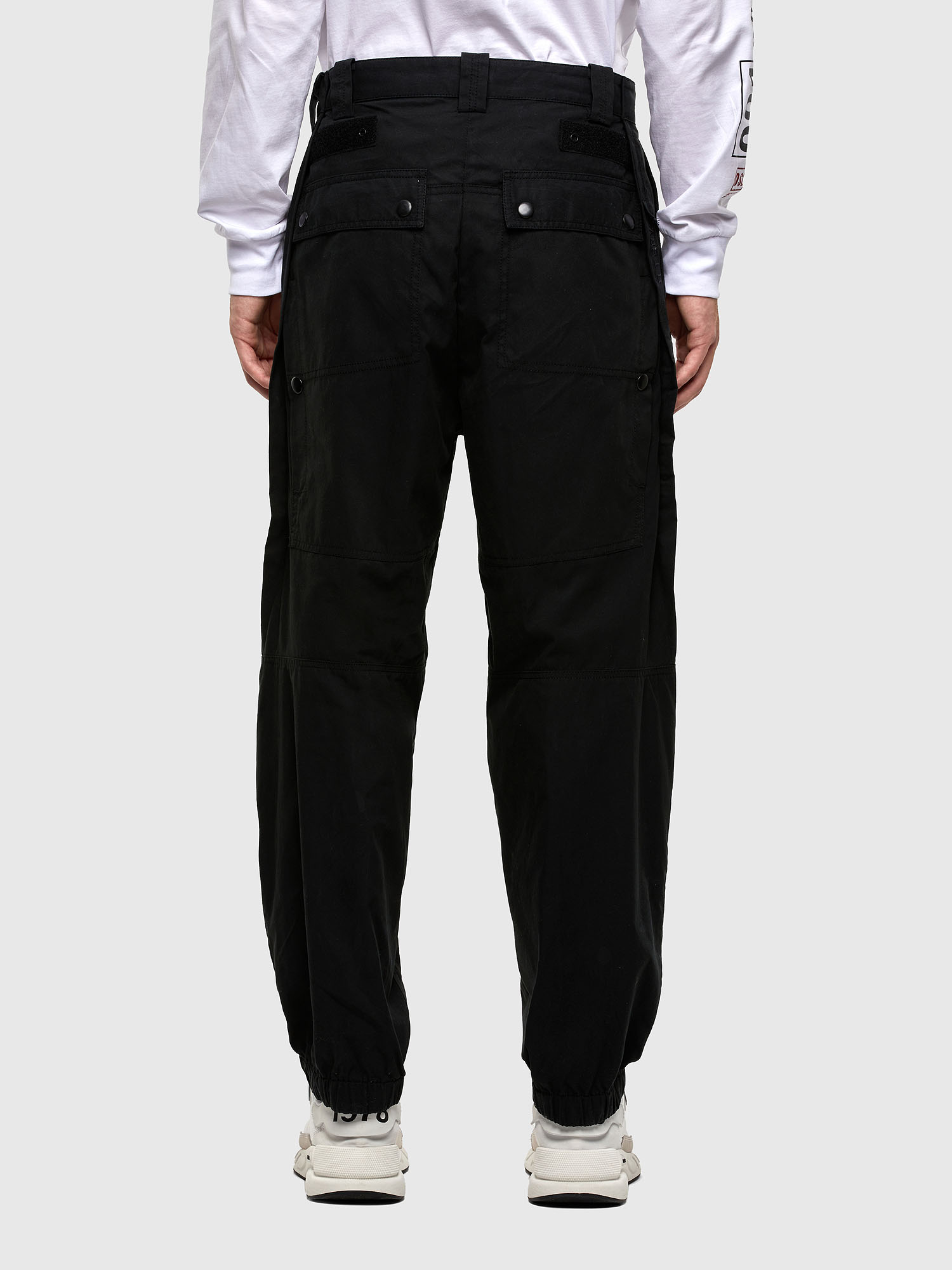 P-JARROD Man: Workwear pants in waxed cotton blend | Diesel