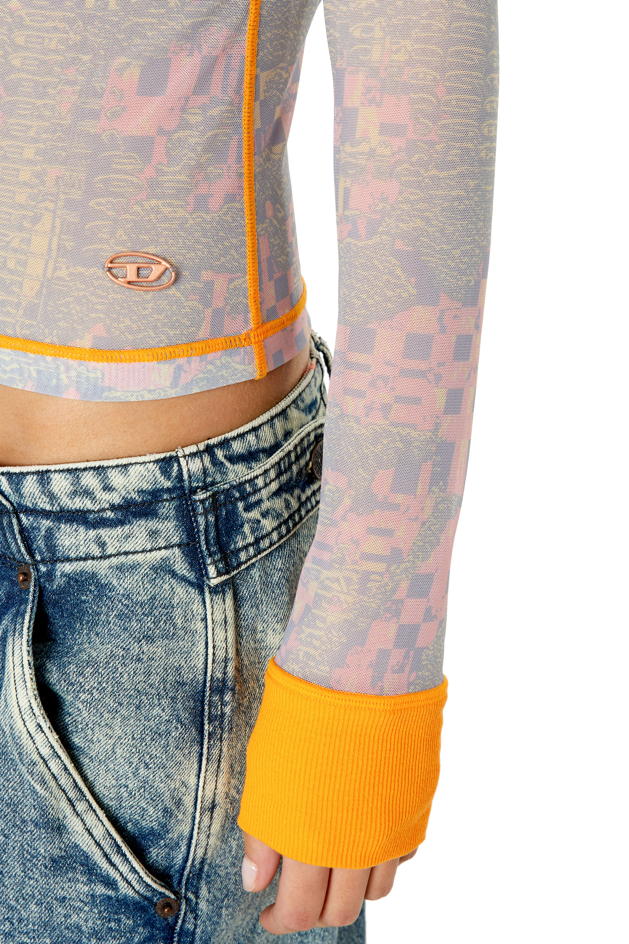Diesel - T-SIEL, Blue/Pink - Image 5