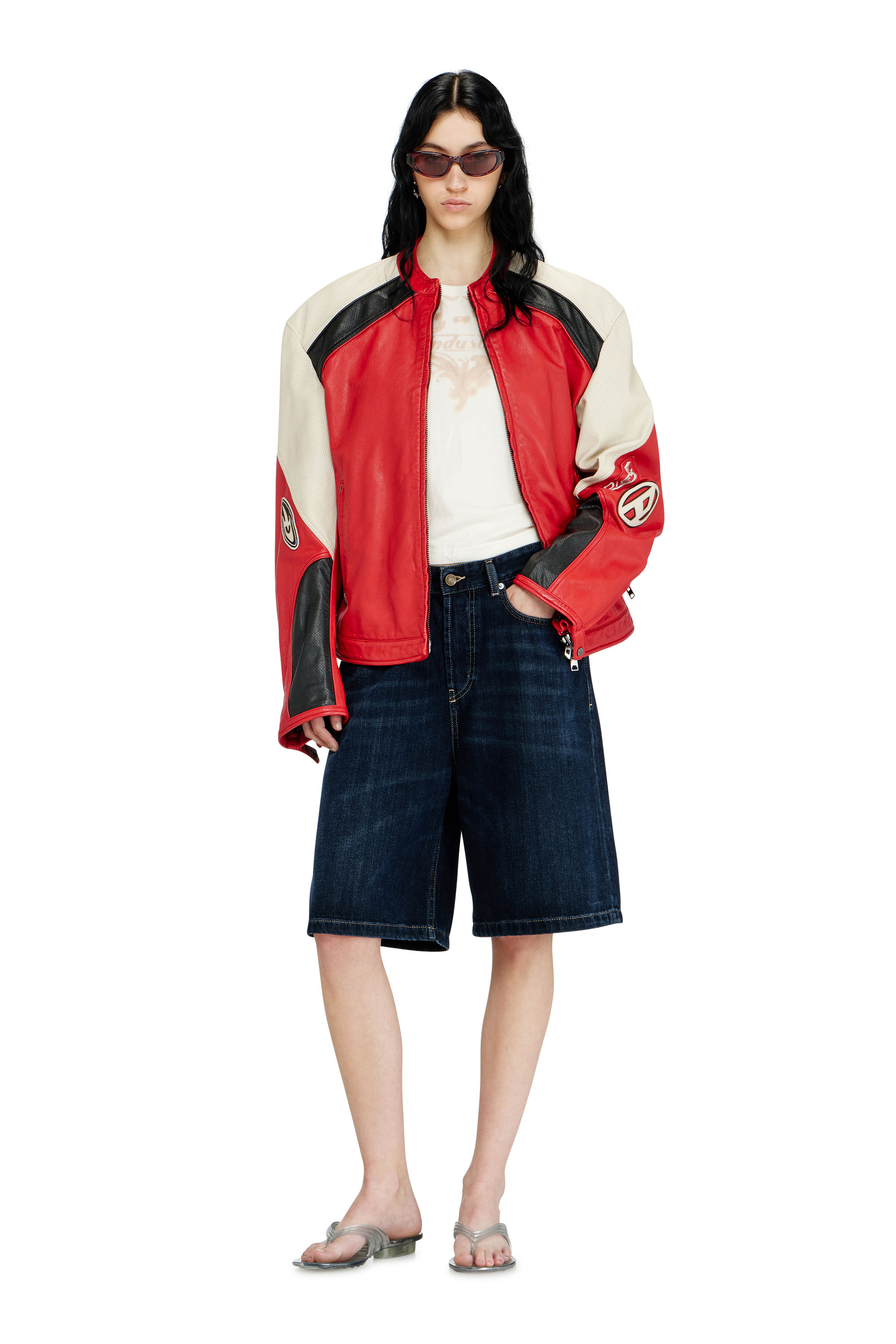 Diesel - MELISSA QUANTUM THONG, Woman's Sculptural flip-flops in Melflex&reg; in Light Grey - 2