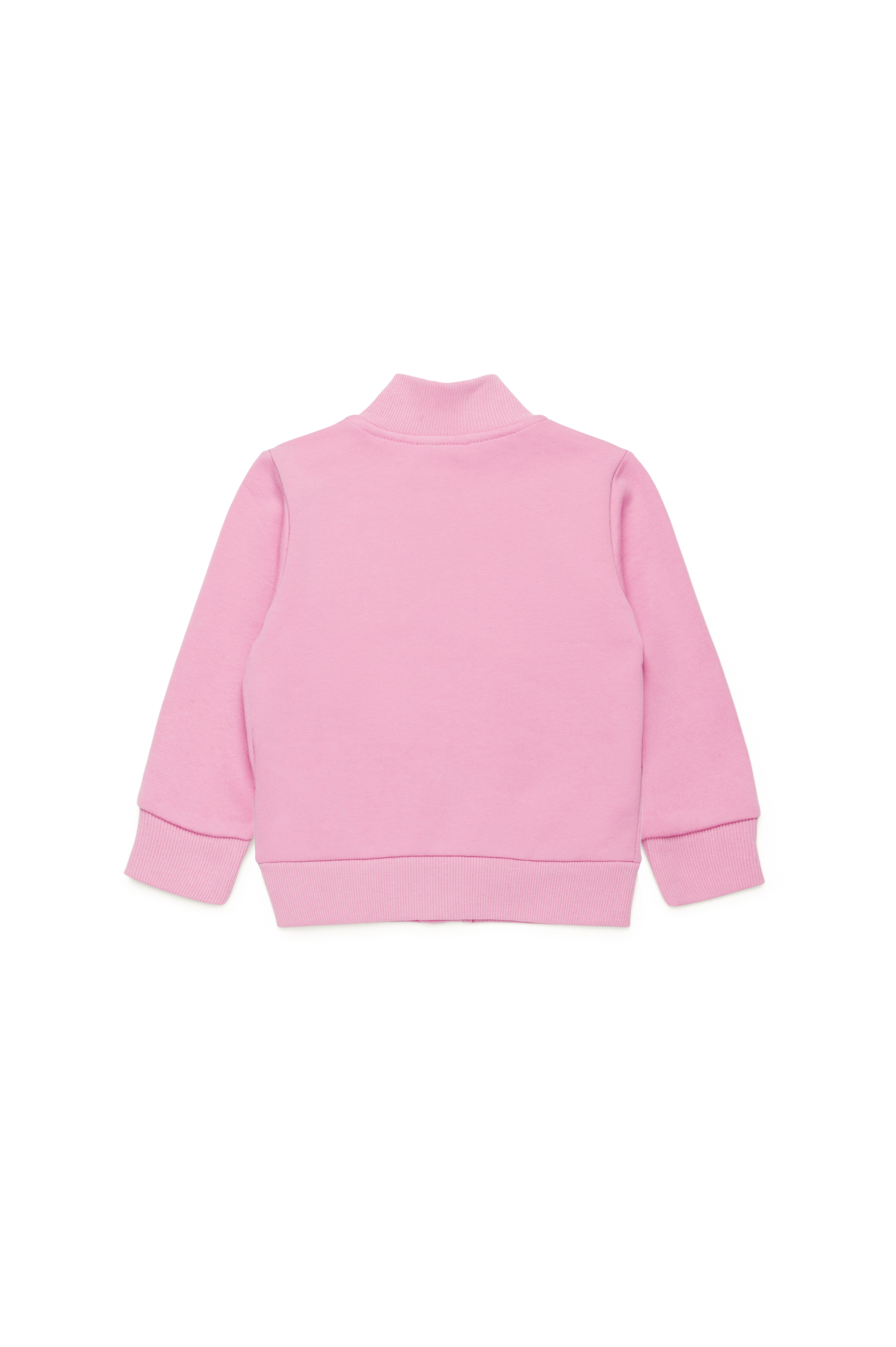 Diesel - SMARCOB, Unisex Zipped sweatshirt with Oval D print in Pink - Image 2