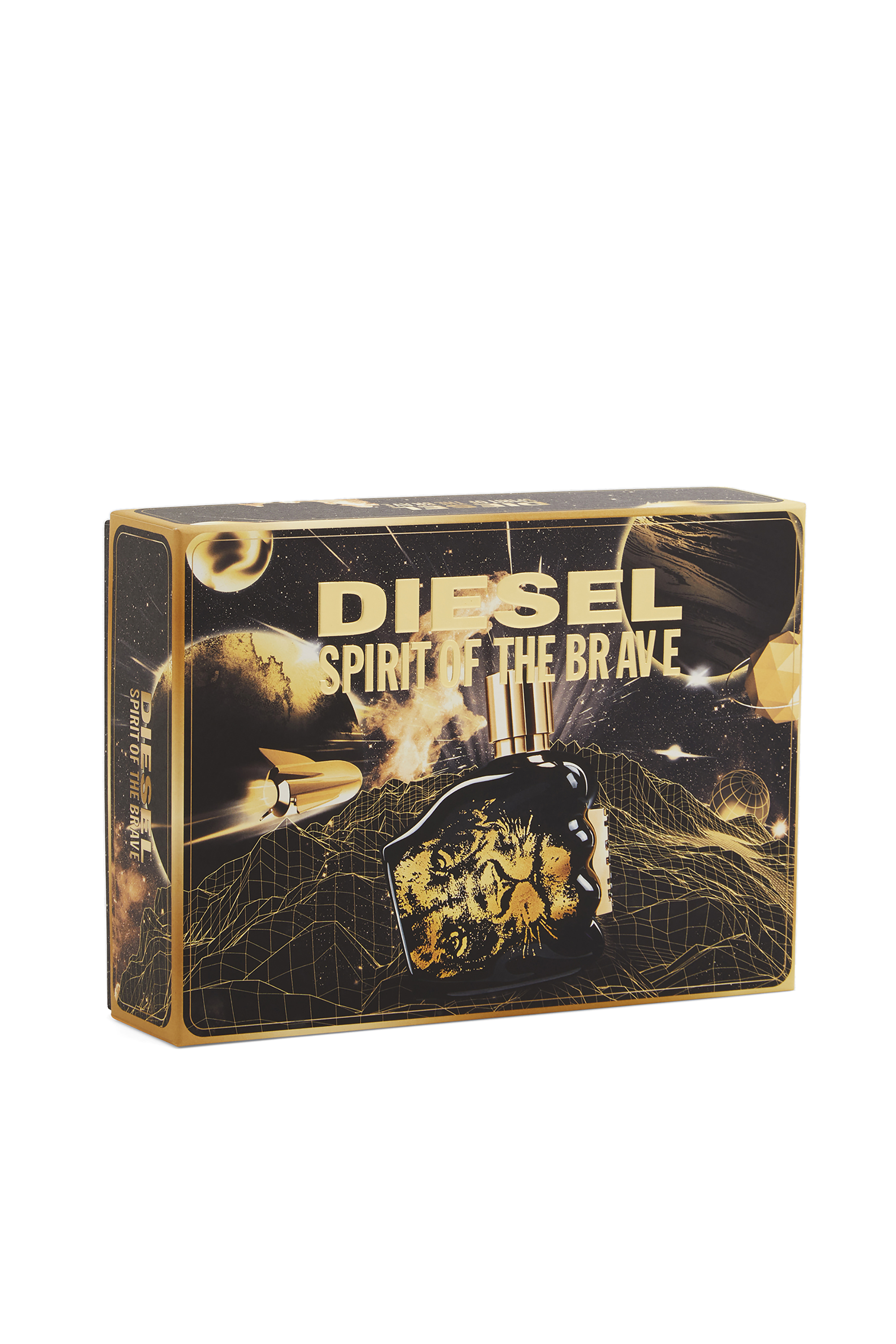 Diesel - SPIRIT OF THE BRAVE 50ML GIFT SET FRAGRANCE, Man's SPIRIT OF THE BRAVE Gift set in Black/Gold - 3