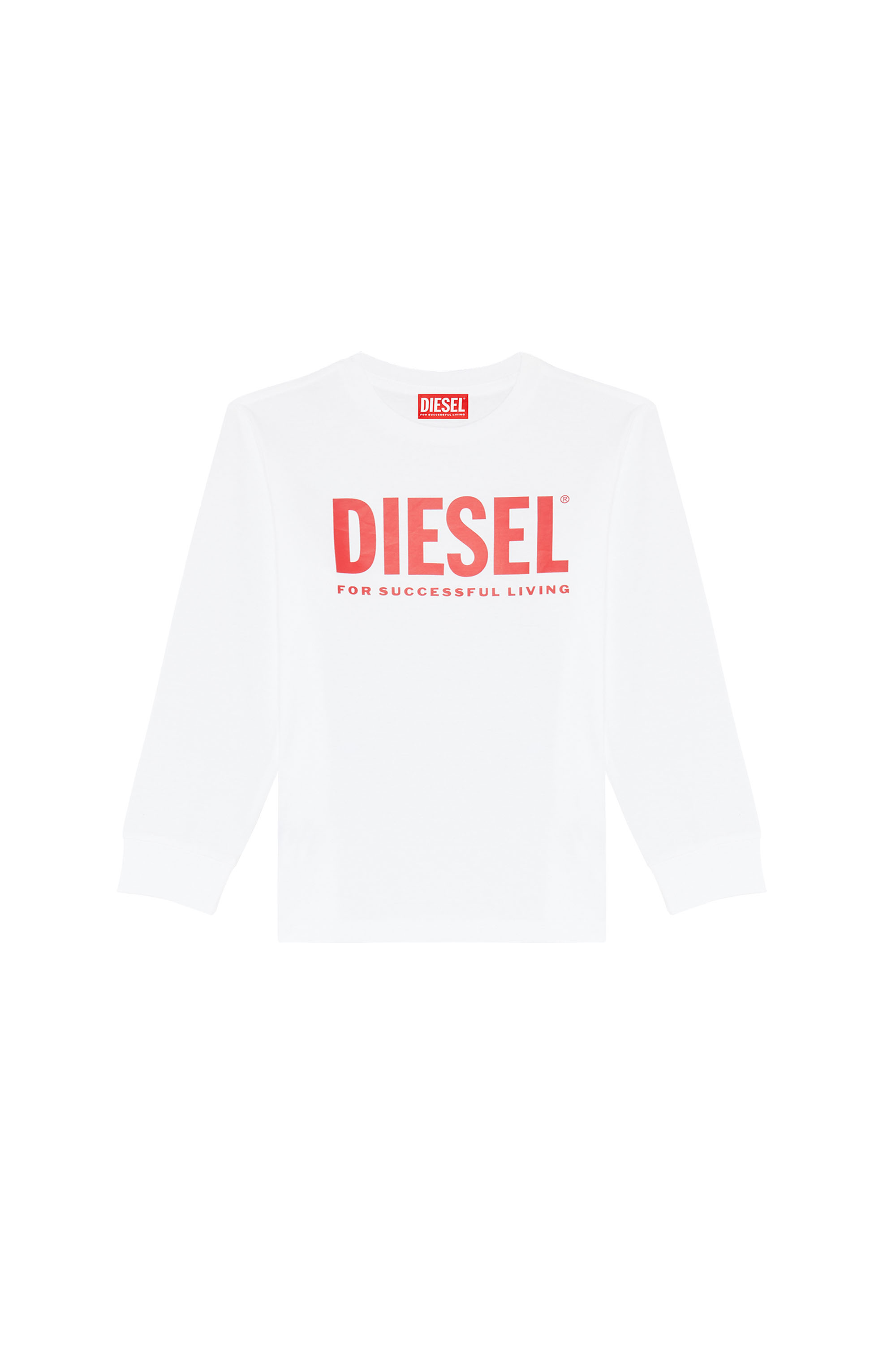 Diesel - TJUSTLOGO ML, White/Red - Image 1