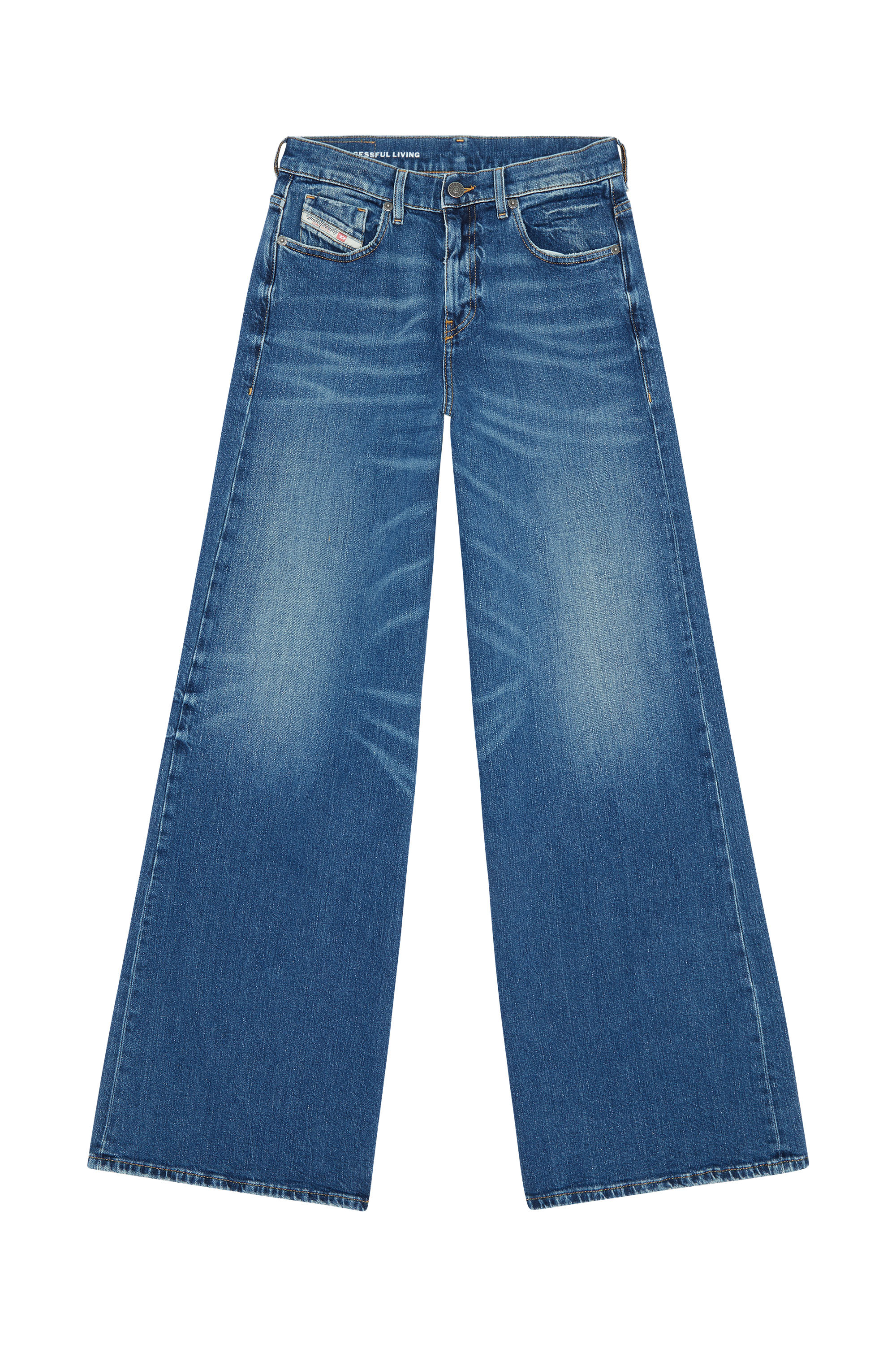 1978 007L1 Bootcut and Flare Jeans, Medium blue - Jeans