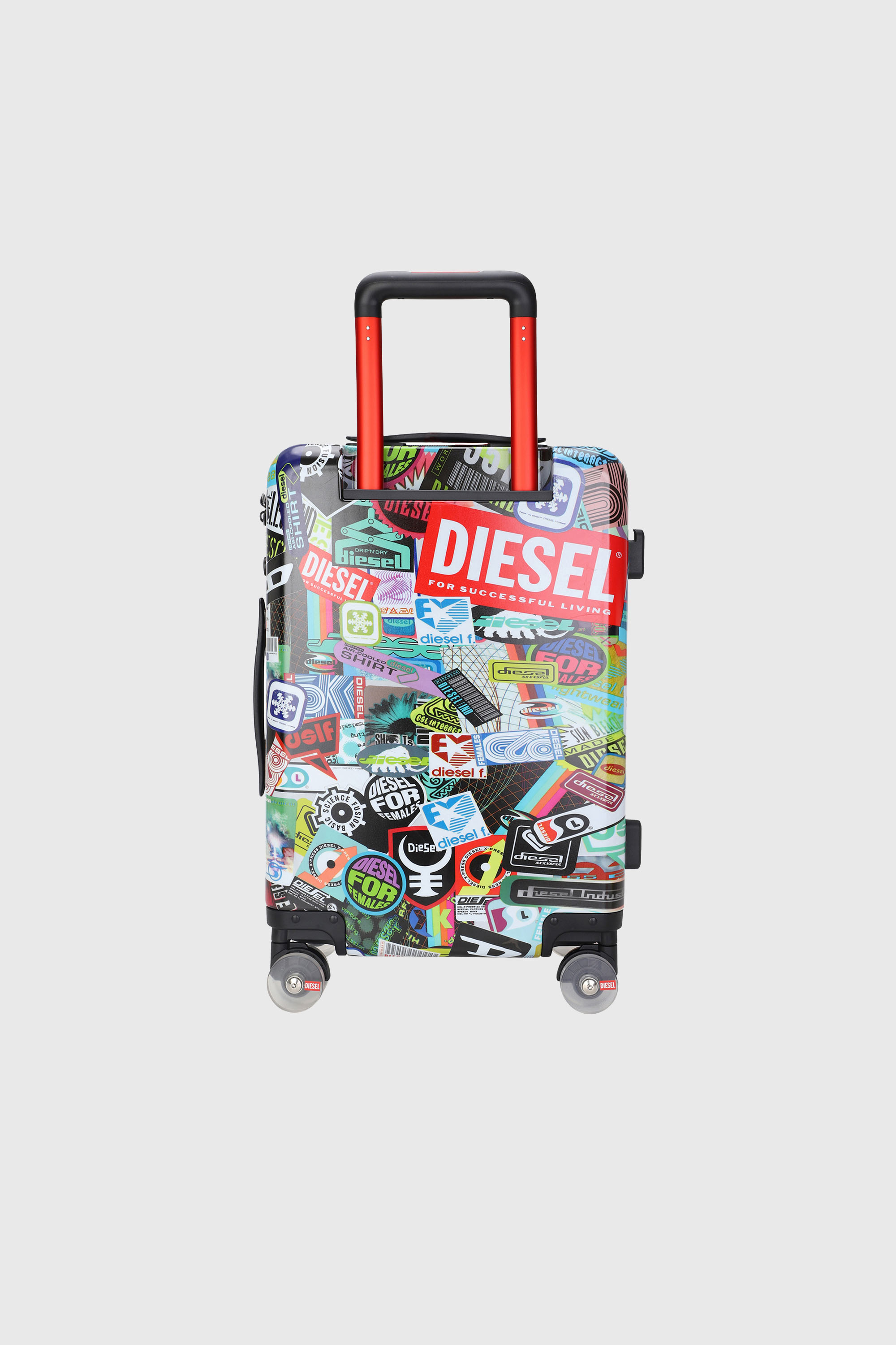 Diesel - DIESEL PC PRINTED TROLLEY-STICKERS- DSL0, Unisex's Sticker style suitcase size S in Multicolor - 3