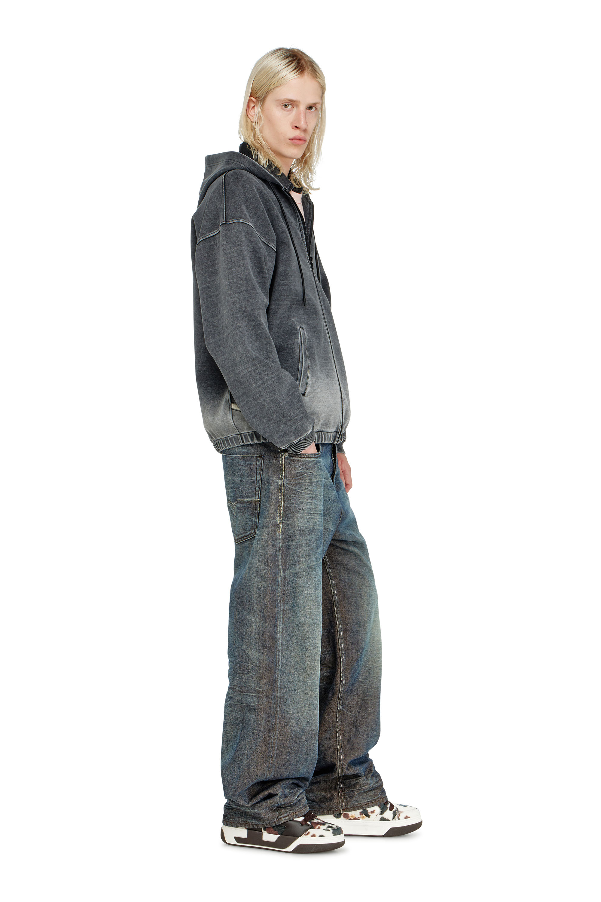 Diesel - Unisex's Relaxed Jeans 1997 D-Enim-M 007EM, Dark Blue - 2