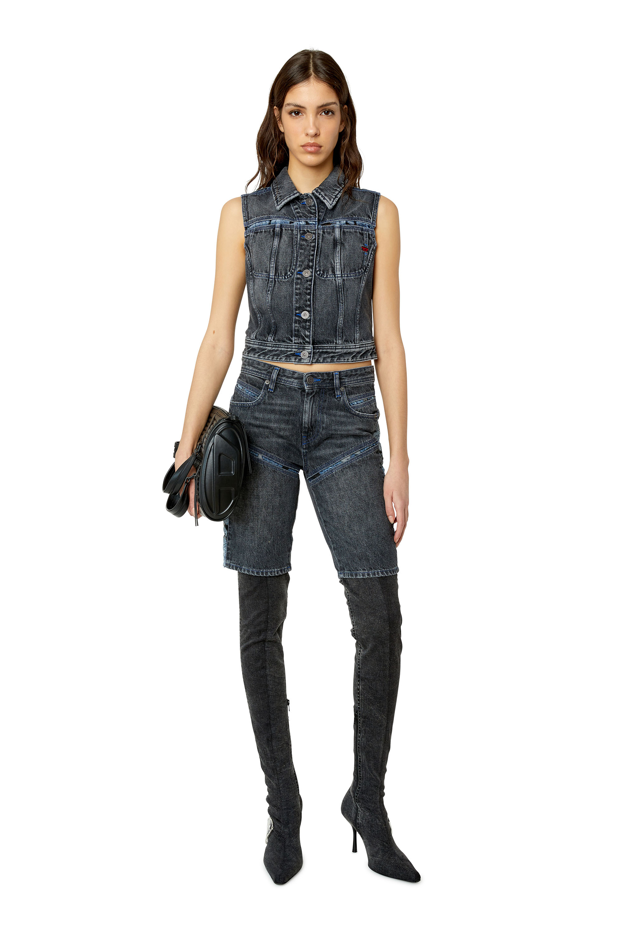 Diesel - DE-SLIMMY-SM-FSB, Black/Dark grey - Image 2