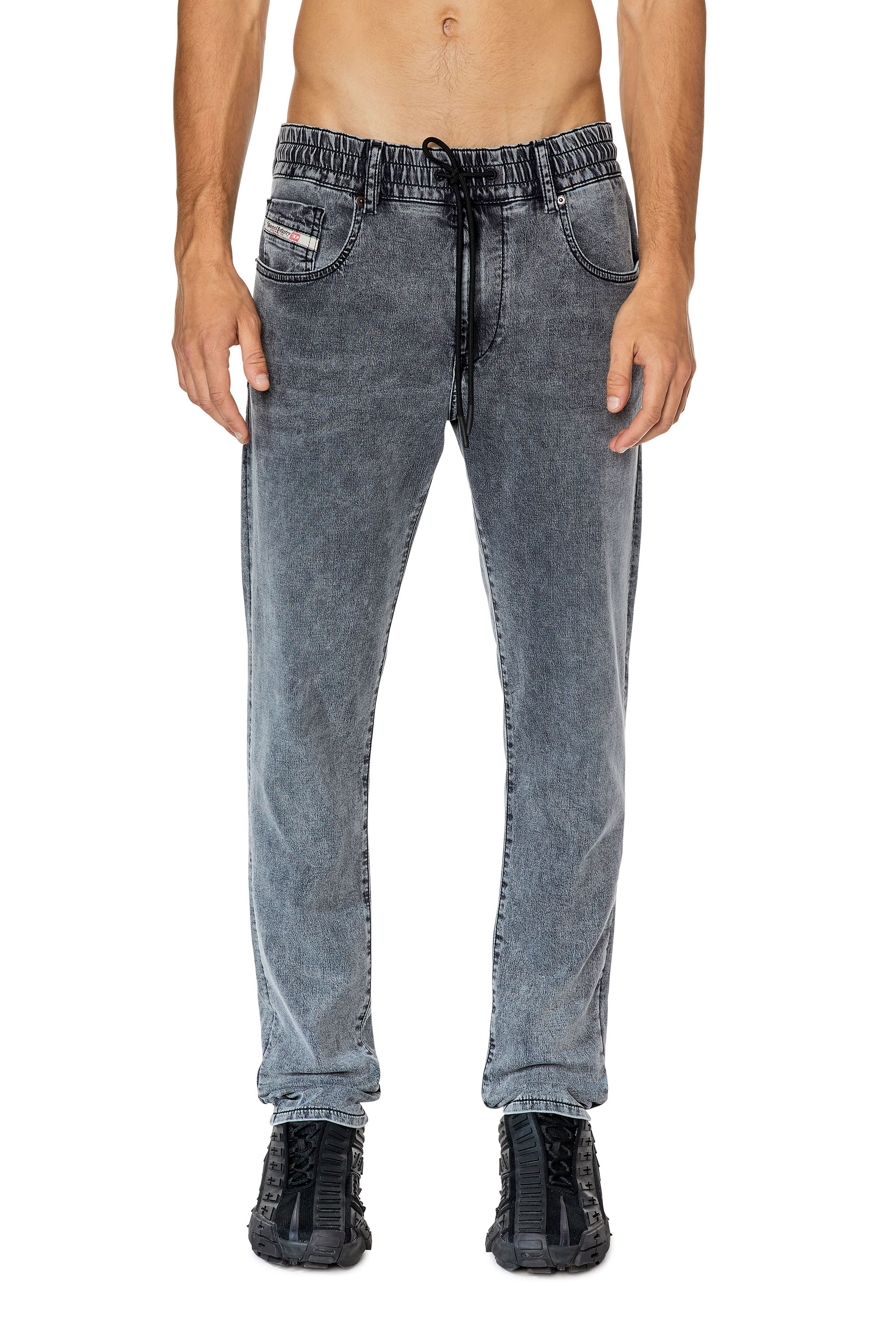 Diesel - D-Strukt JoggJeans® 068DW Slim, Light Grey - Image 1