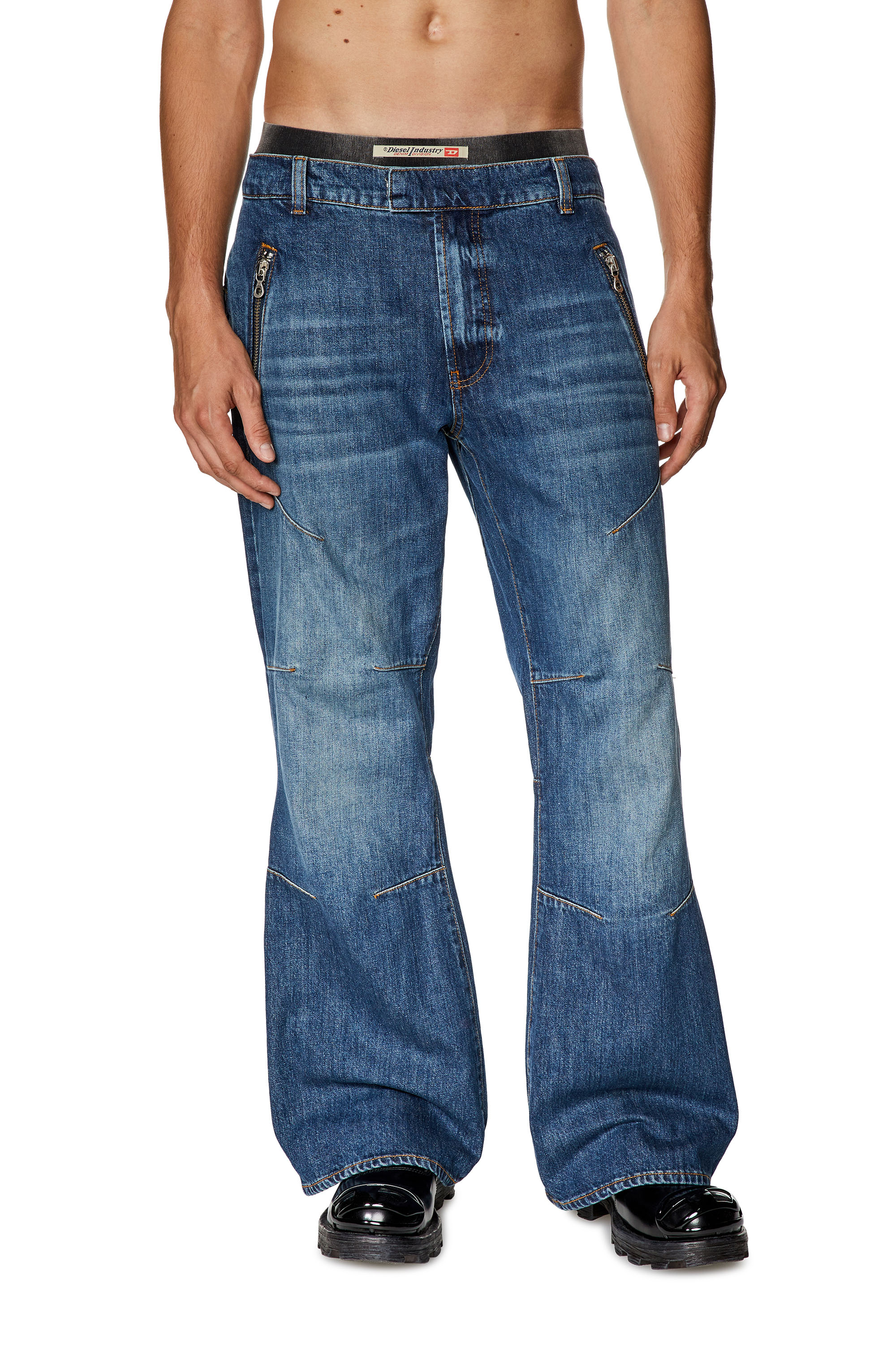 Diesel - Straight Jeans D-Ismis 0HJAW, Dark Blue - Image 1