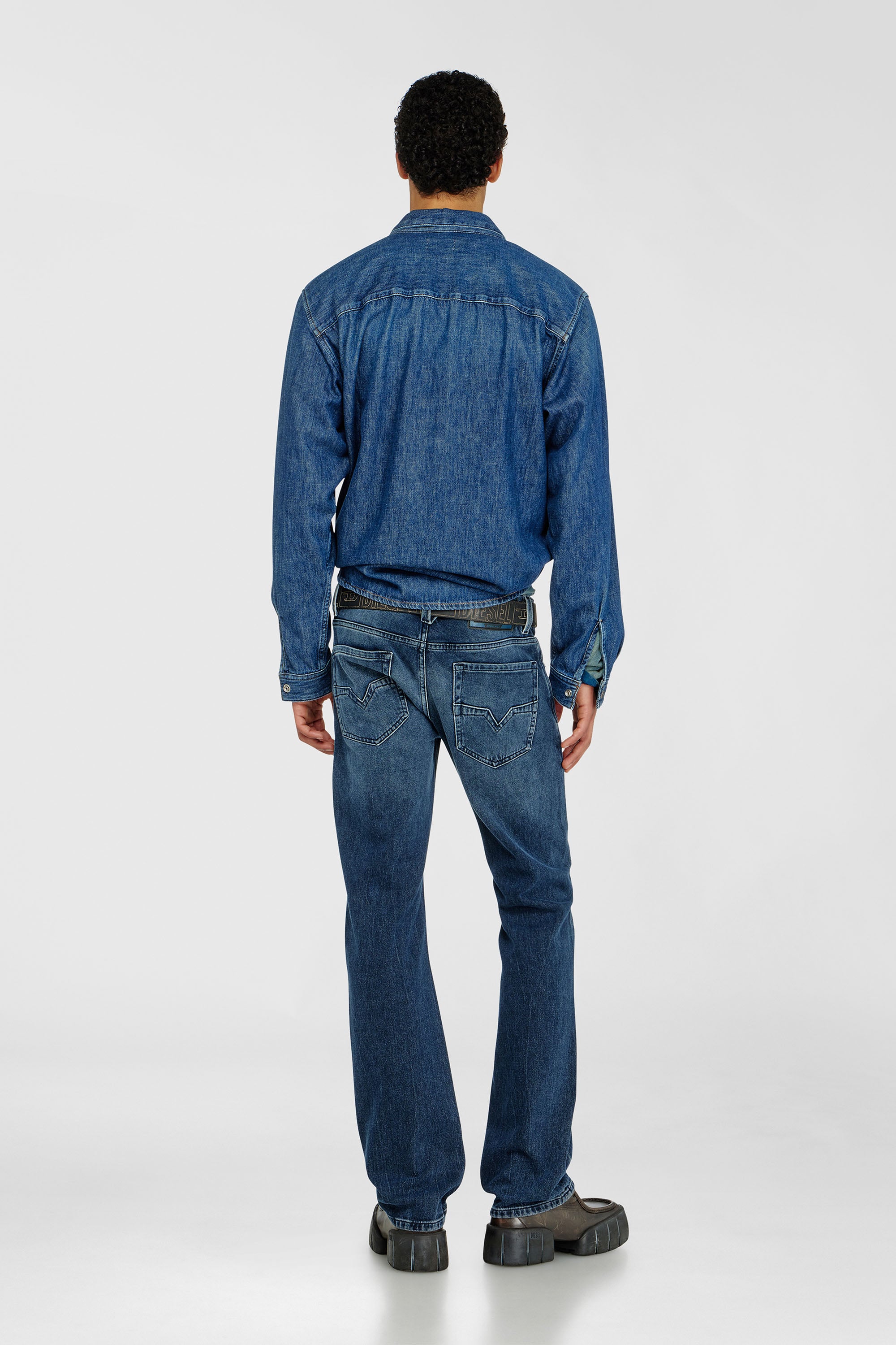 Diesel - Man's Regular Jeans 1985 Larkee 0KBBM, Dark Blue - 3
