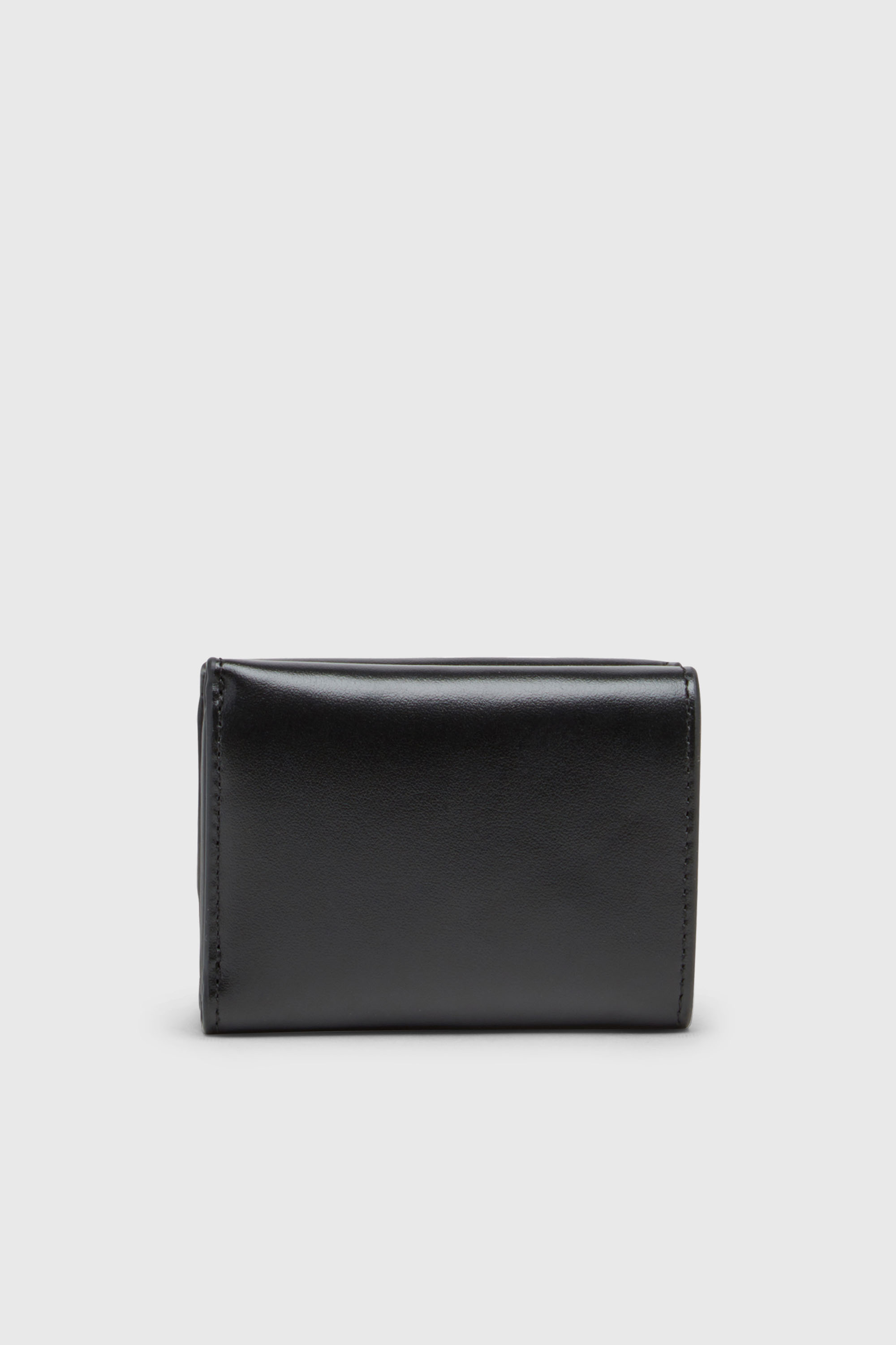 Diesel - 1DR TRI FOLD COIN XS II, Woman's Tri-fold wallet in leather in Black - 2